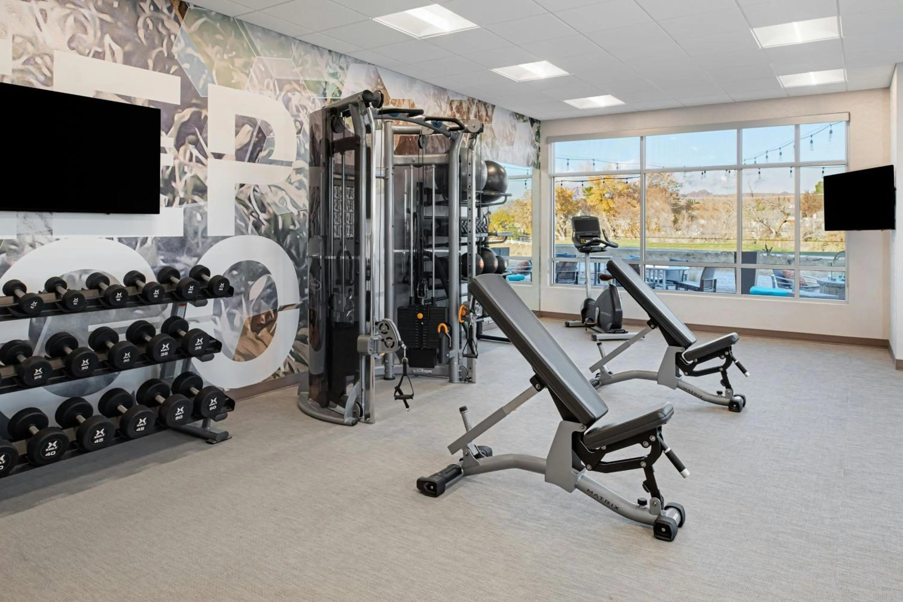 Fitness centre/facilities in SpringHill Suites by Marriott St. George Washington