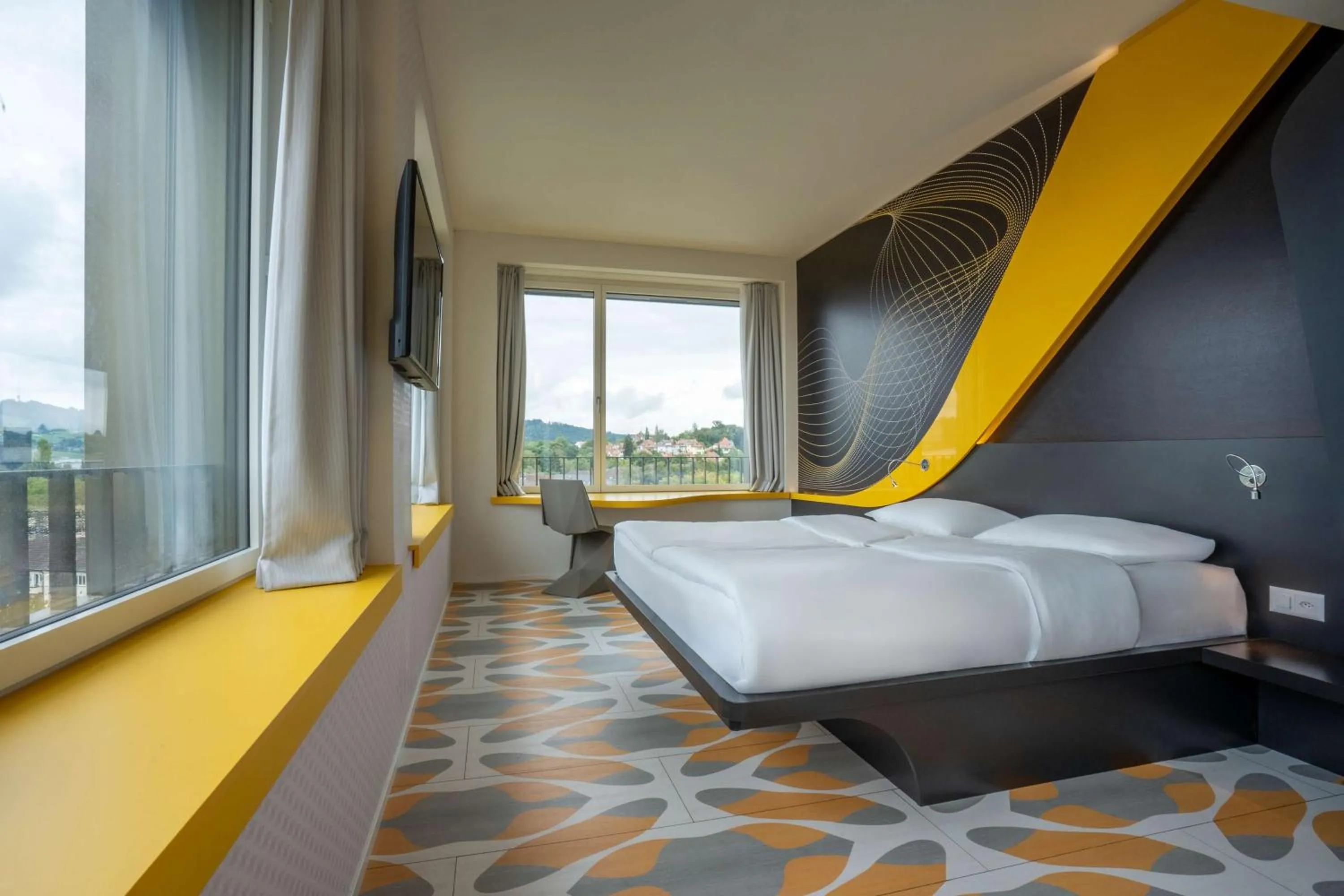 Bedroom, Bed in Prize by Radisson, Bern City