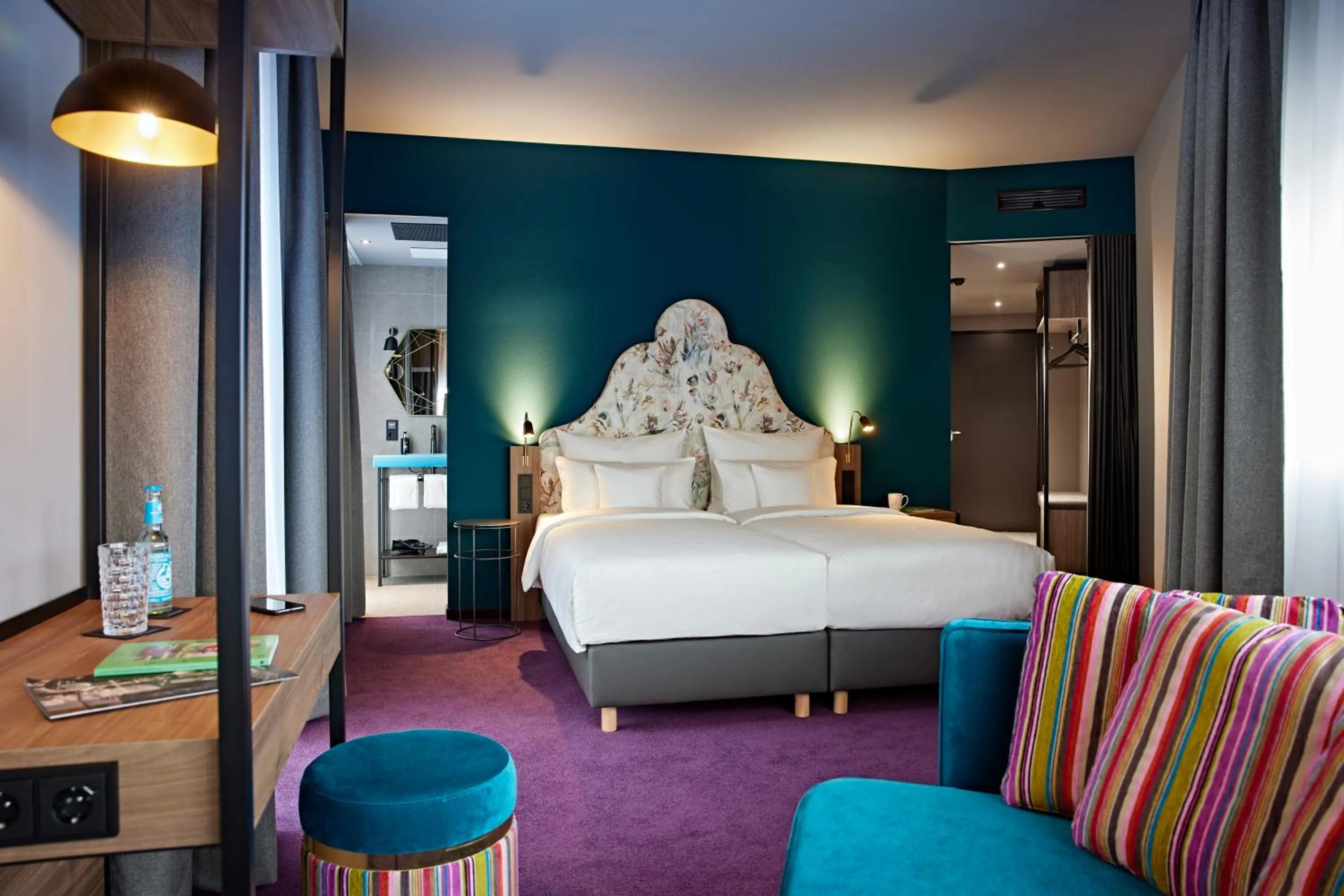 Bed in Me and All Hotel Dusseldorf Oberkassel, by Hyatt