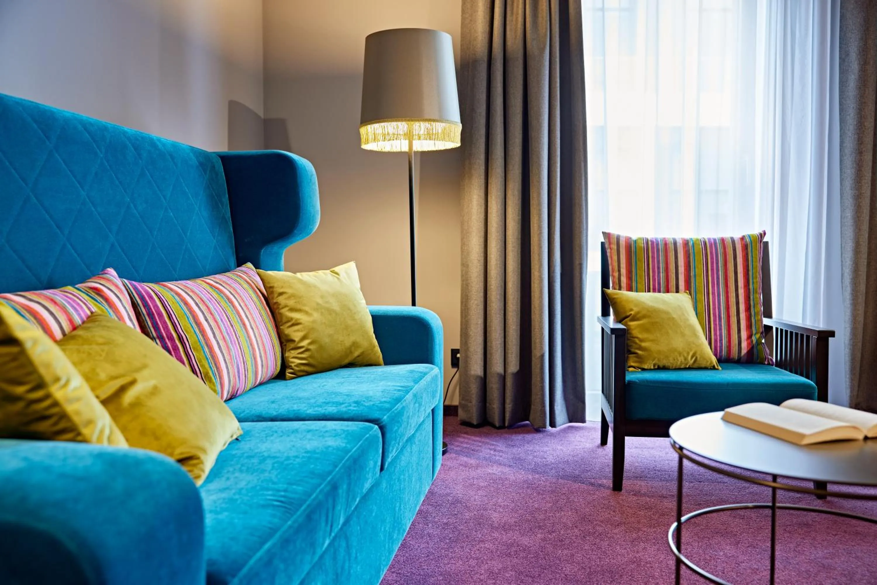 Seating area in Me and All Hotel Dusseldorf Oberkassel, by Hyatt