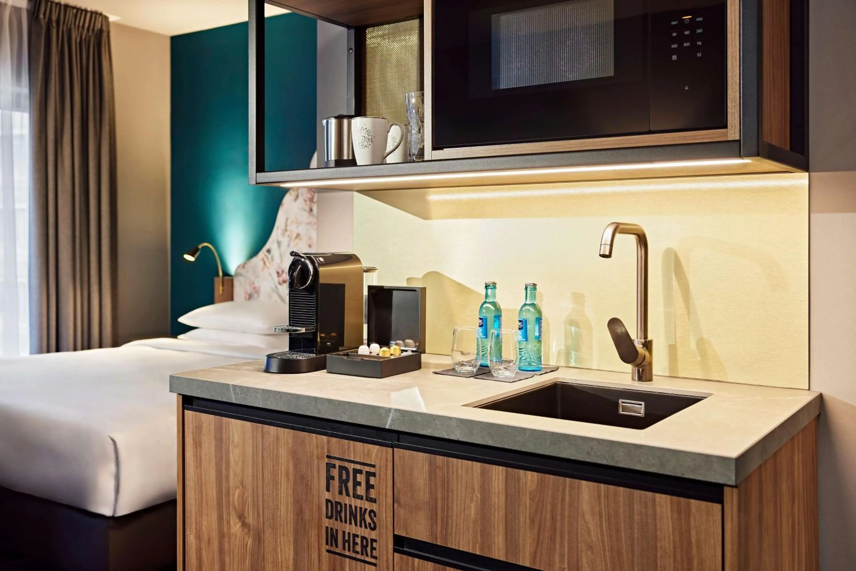 Bedroom, Bed in Me and All Hotel Dusseldorf Oberkassel, by Hyatt