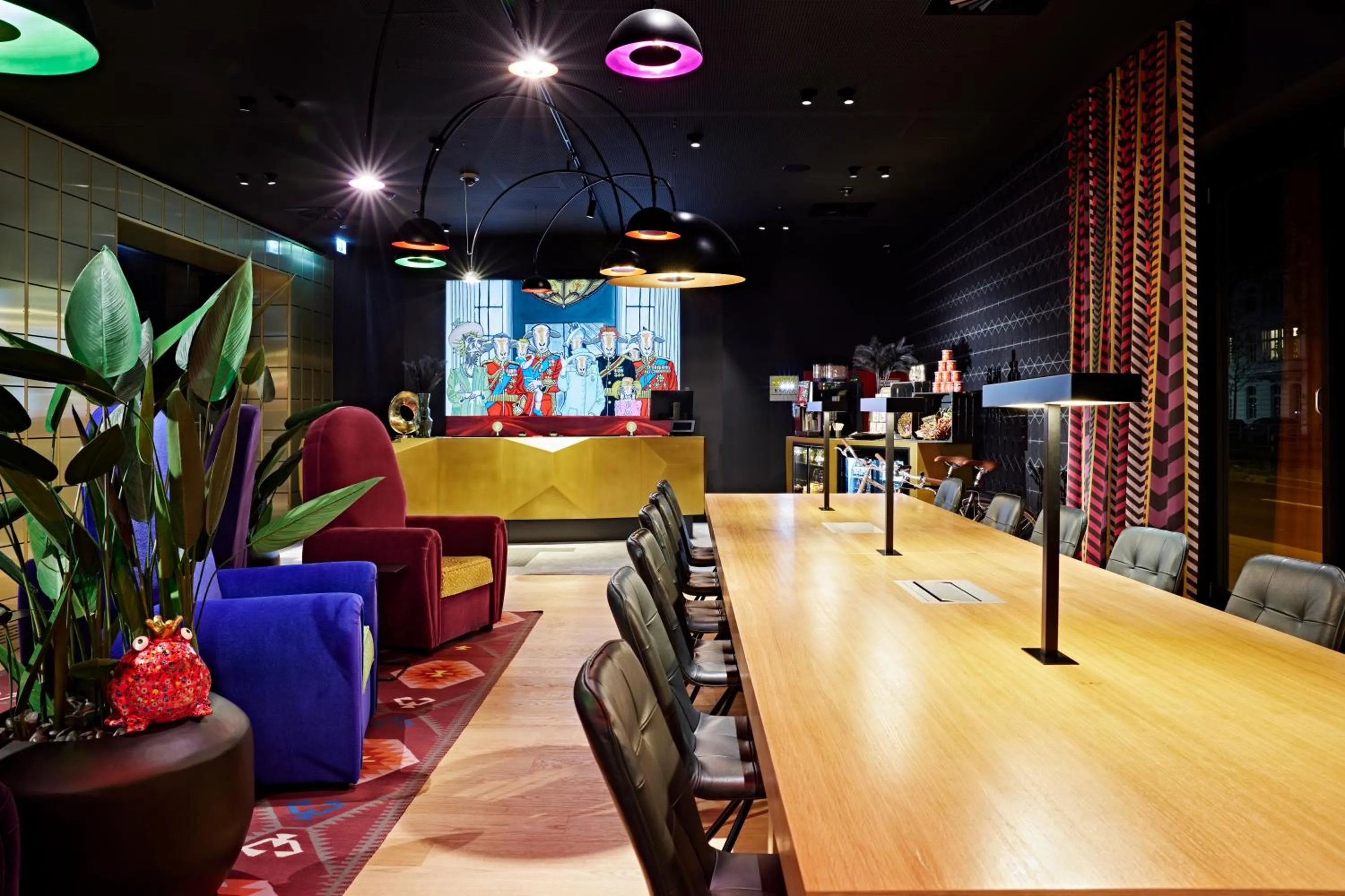 Lobby or reception in Me and All Hotel Dusseldorf Oberkassel, by Hyatt