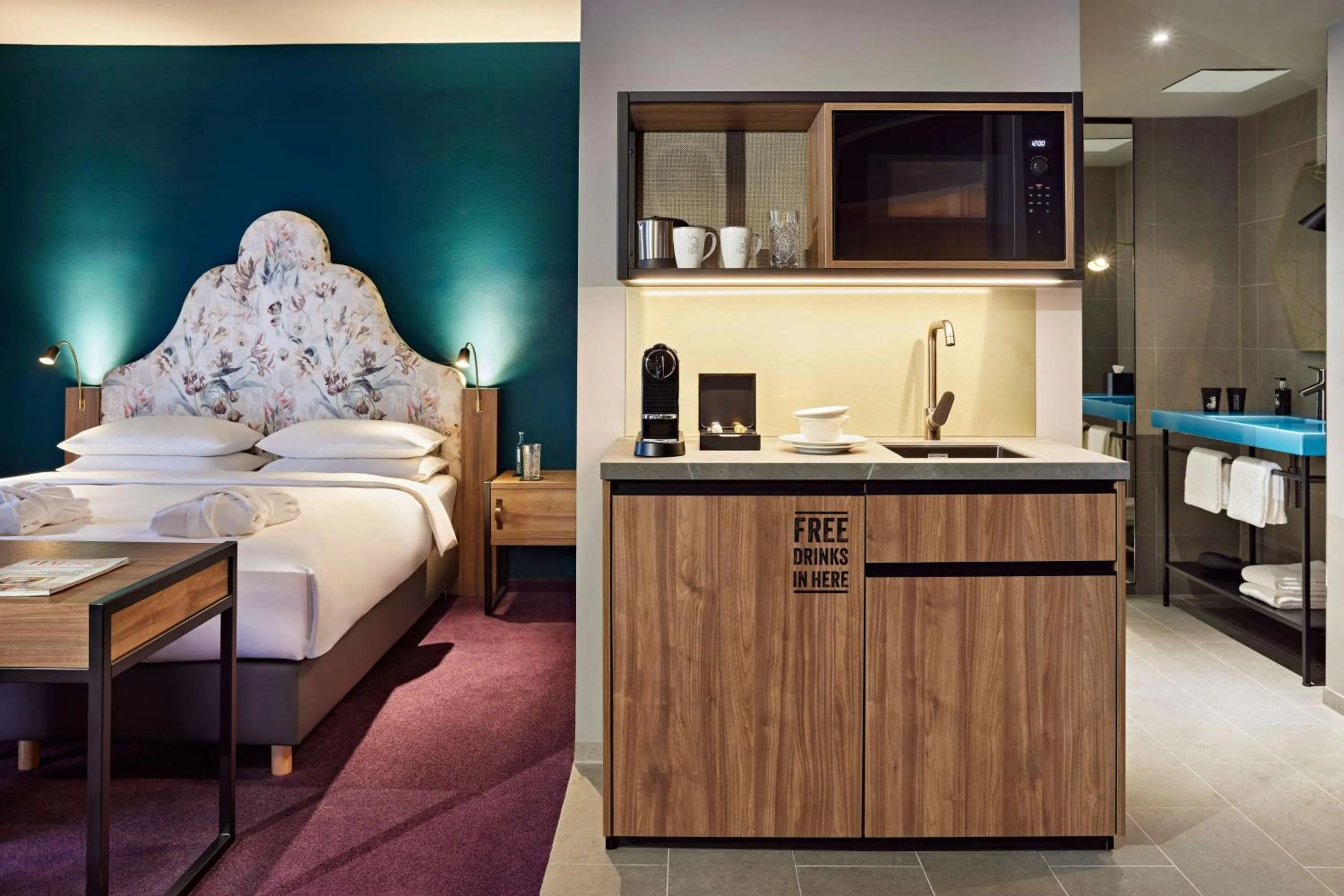 Bedroom, Bed in Me and All Hotel Dusseldorf Oberkassel, by Hyatt