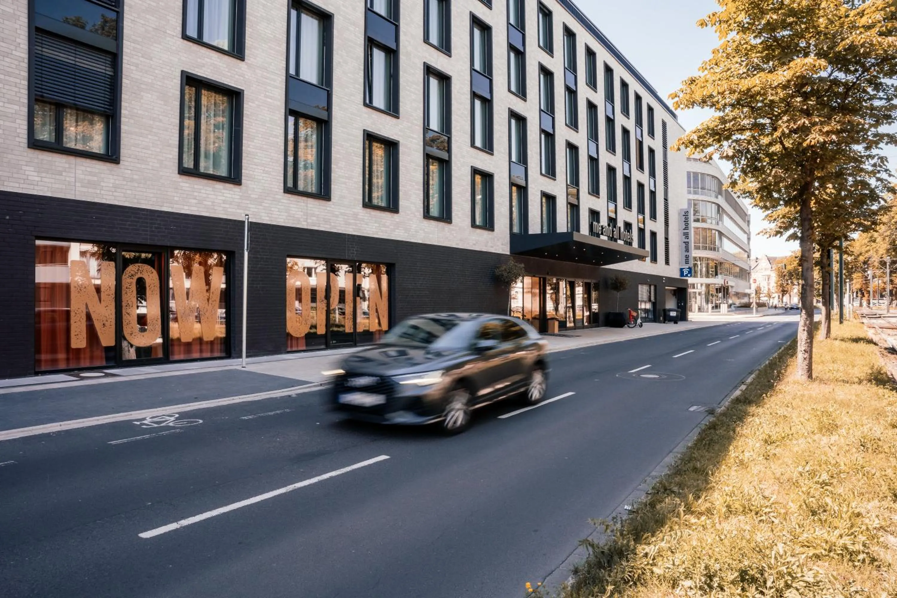 Property building in Me and All Hotel Dusseldorf Oberkassel, by Hyatt