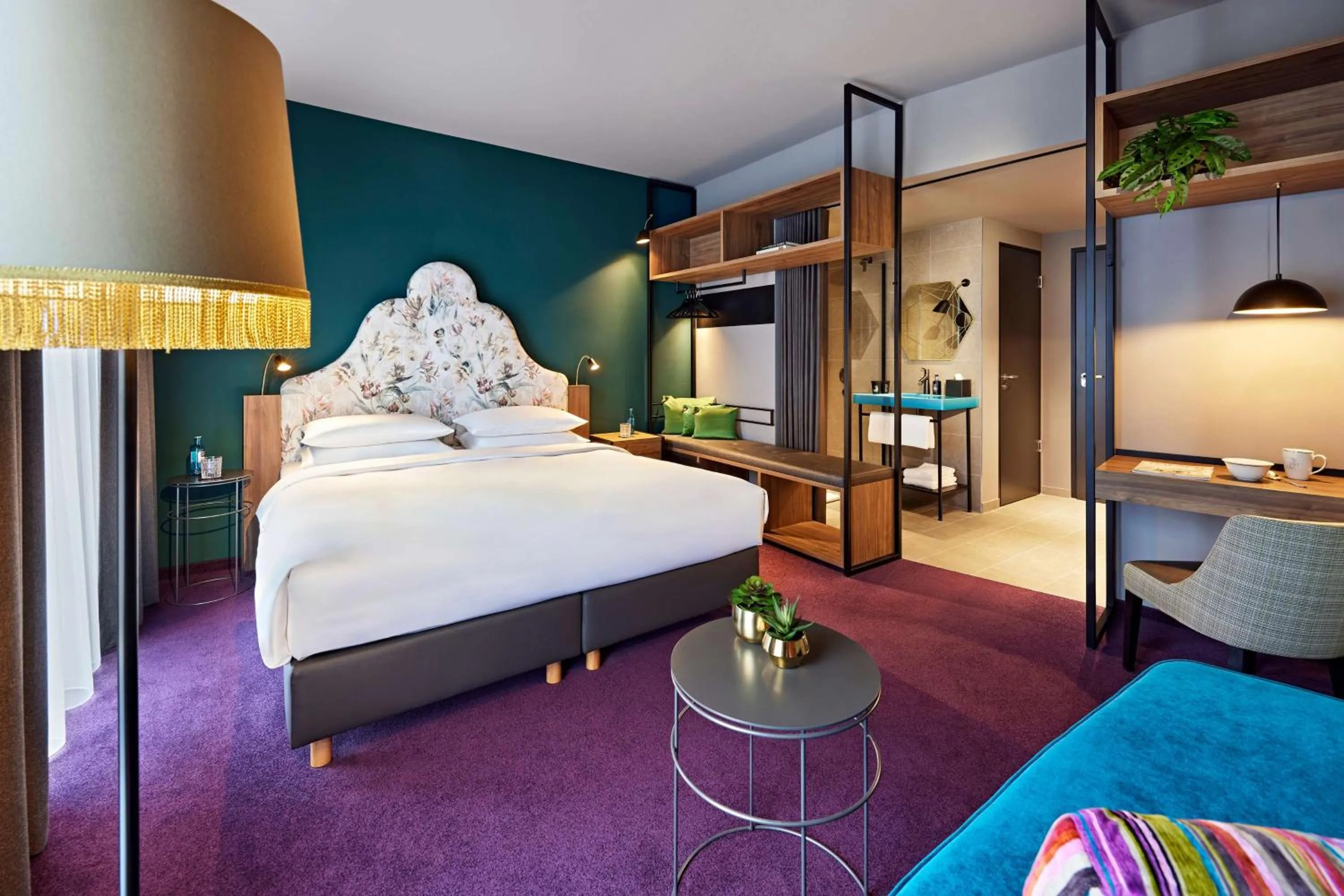 Bedroom, Bed in Me and All Hotel Dusseldorf Oberkassel, by Hyatt