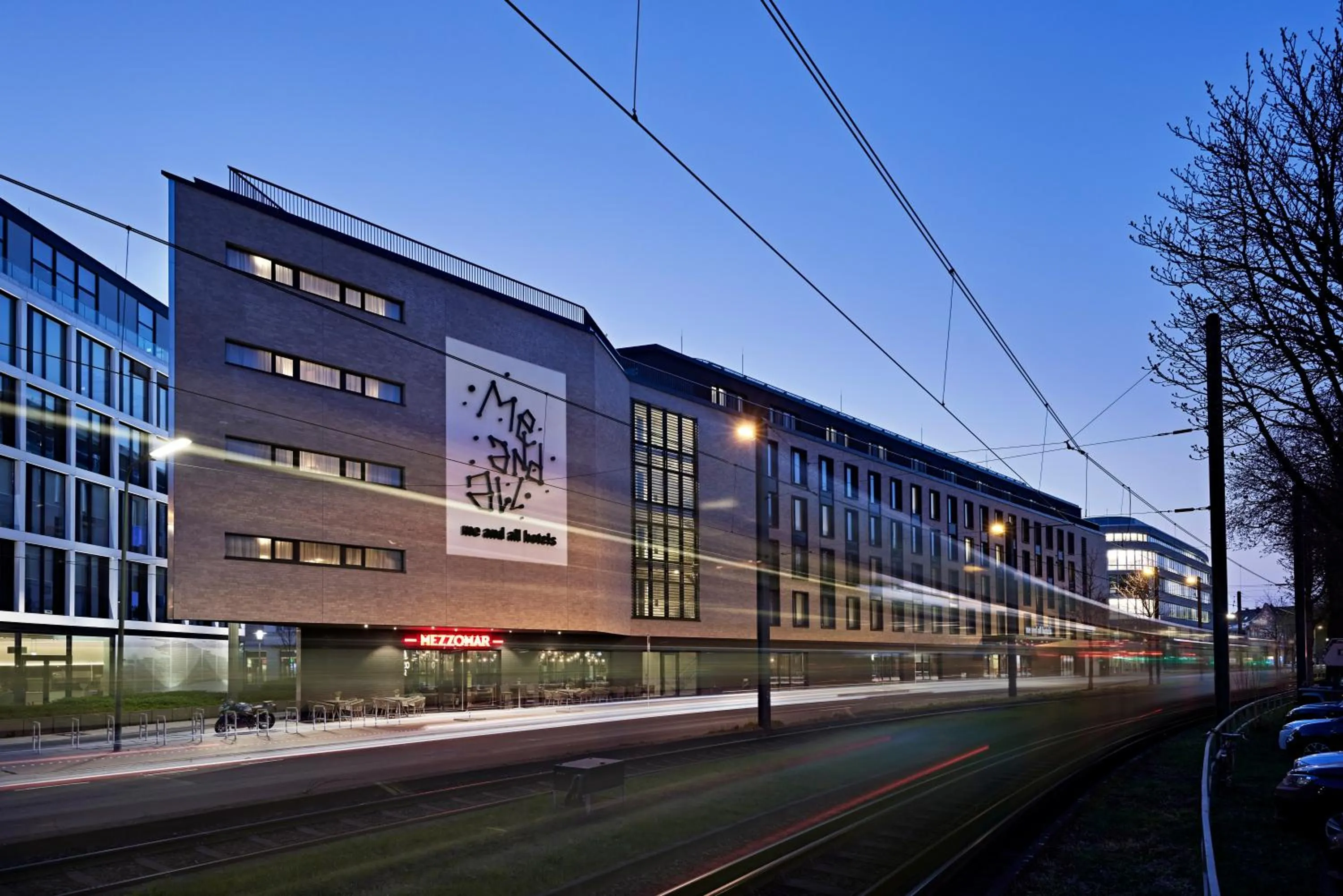 Property building in Me and All Hotel Dusseldorf Oberkassel, by Hyatt