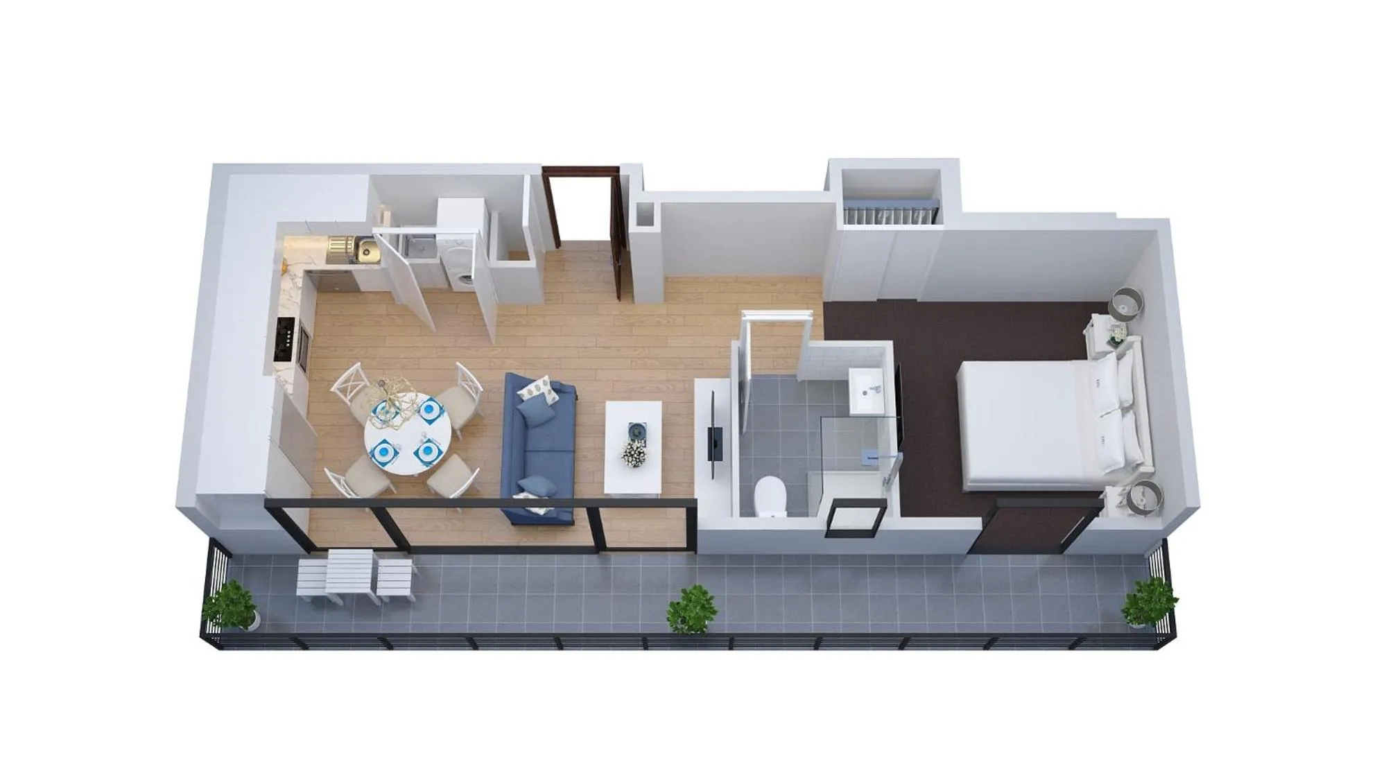 Floor plan in The Hamptons Apartments - St Kilda