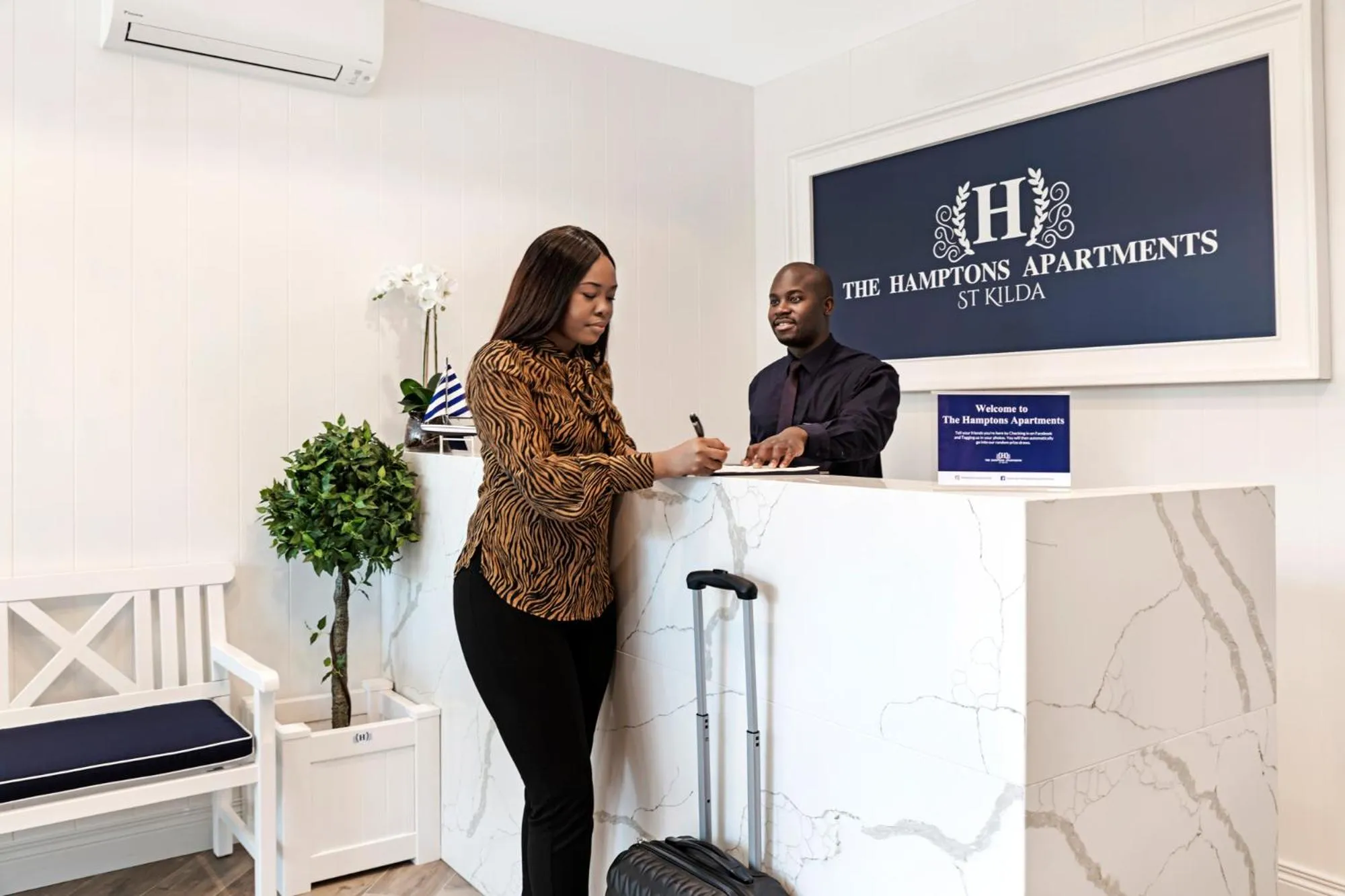 People in The Hamptons Apartments - St Kilda