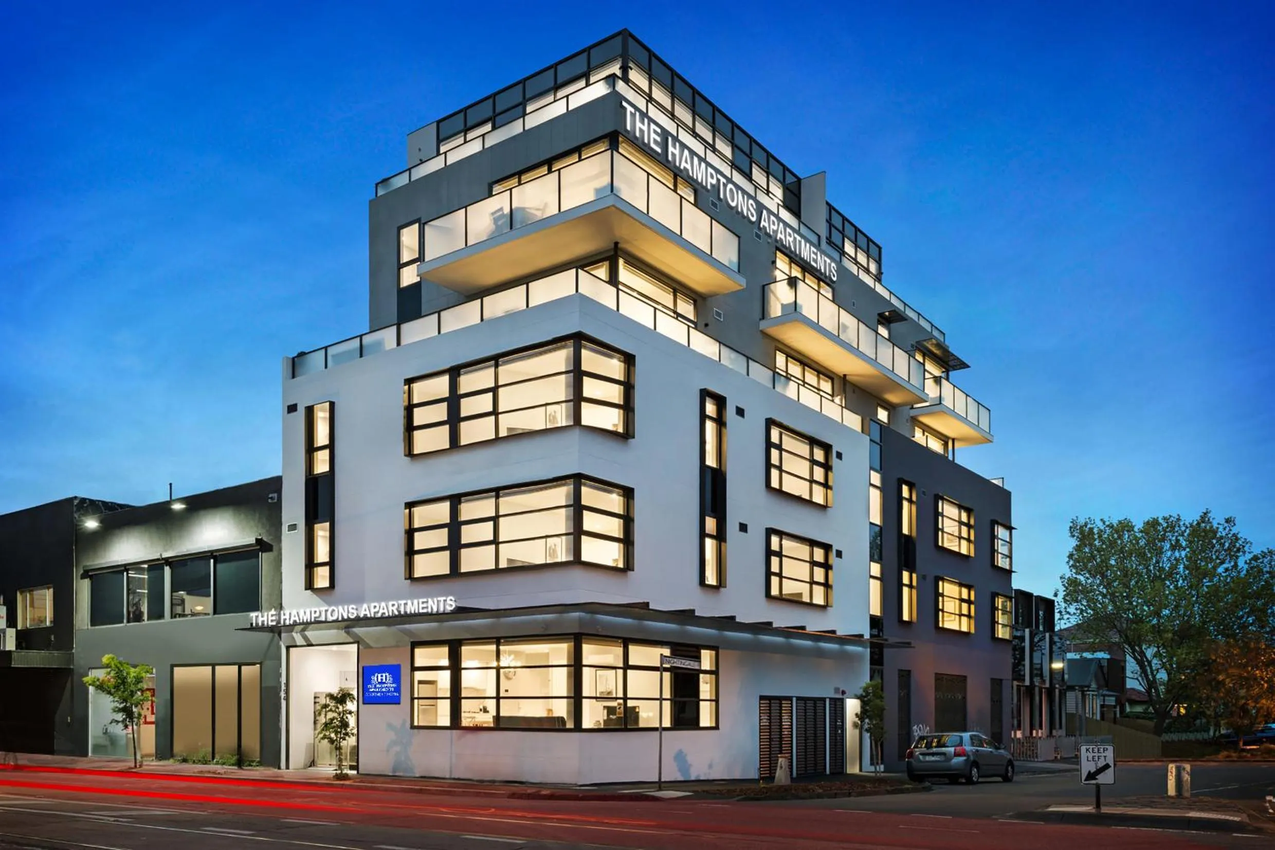 Property building in The Hamptons Apartments - St Kilda