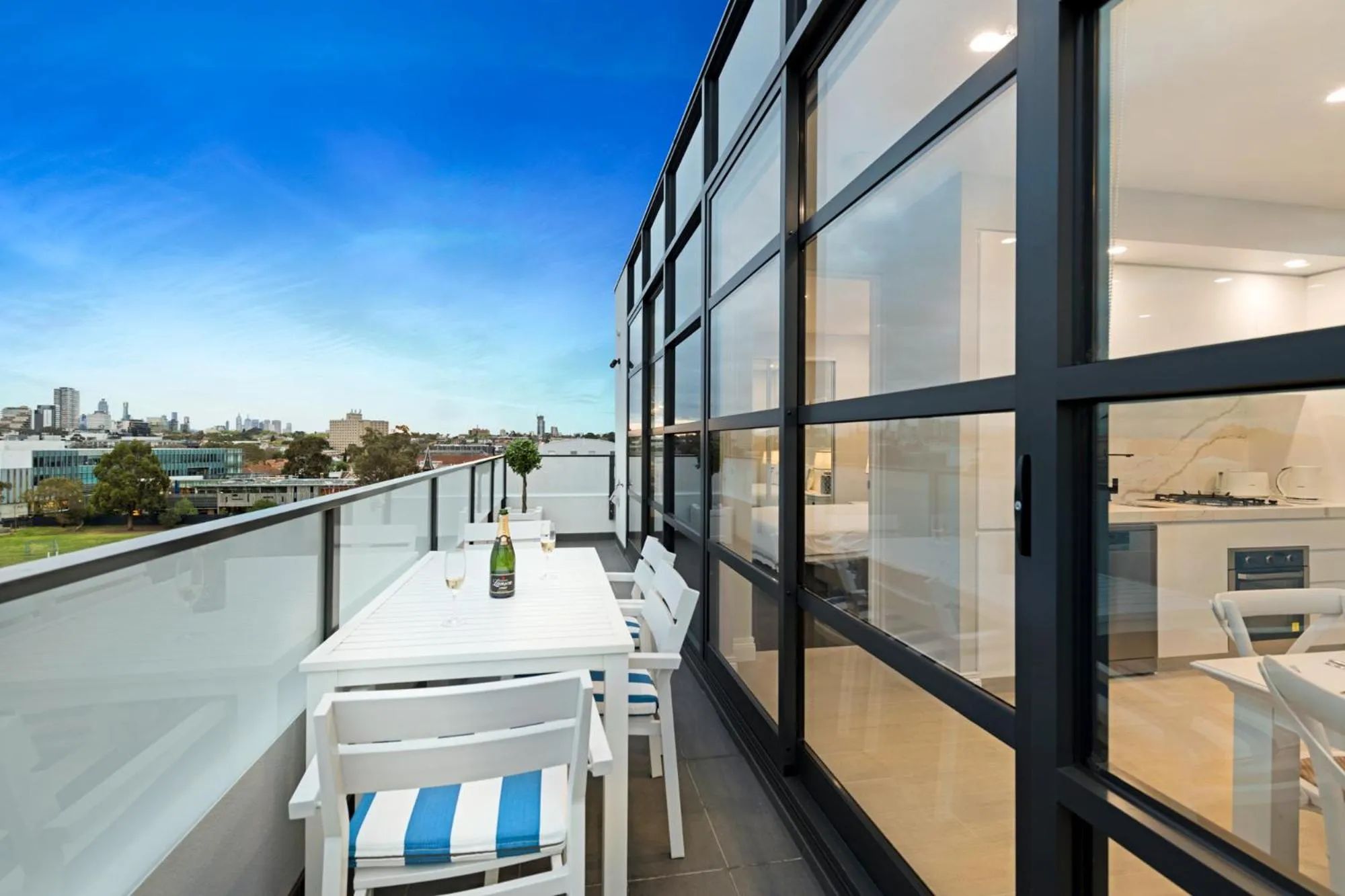 Balcony/Terrace in The Hamptons Apartments - St Kilda