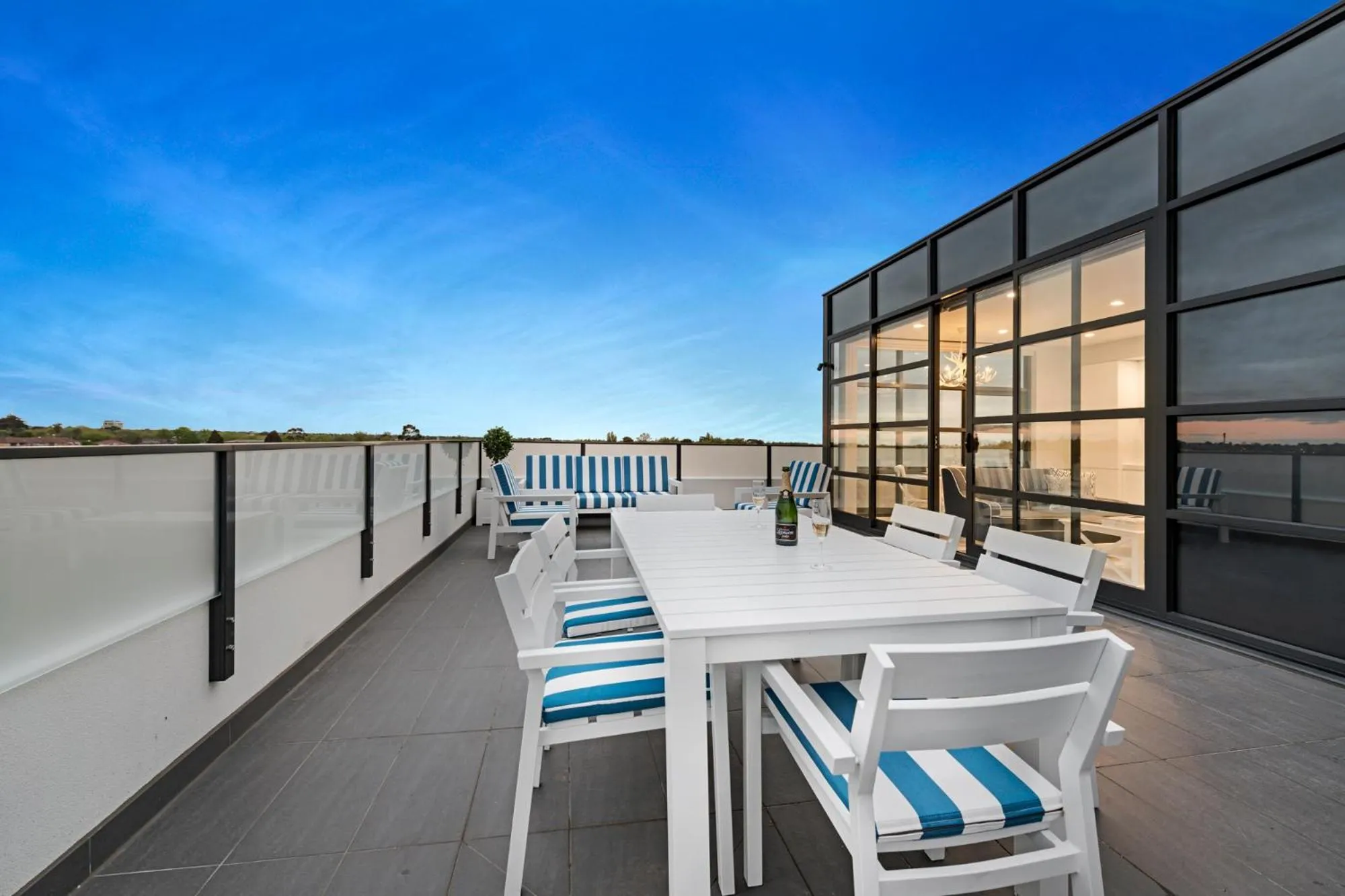 Balcony/Terrace in The Hamptons Apartments - St Kilda