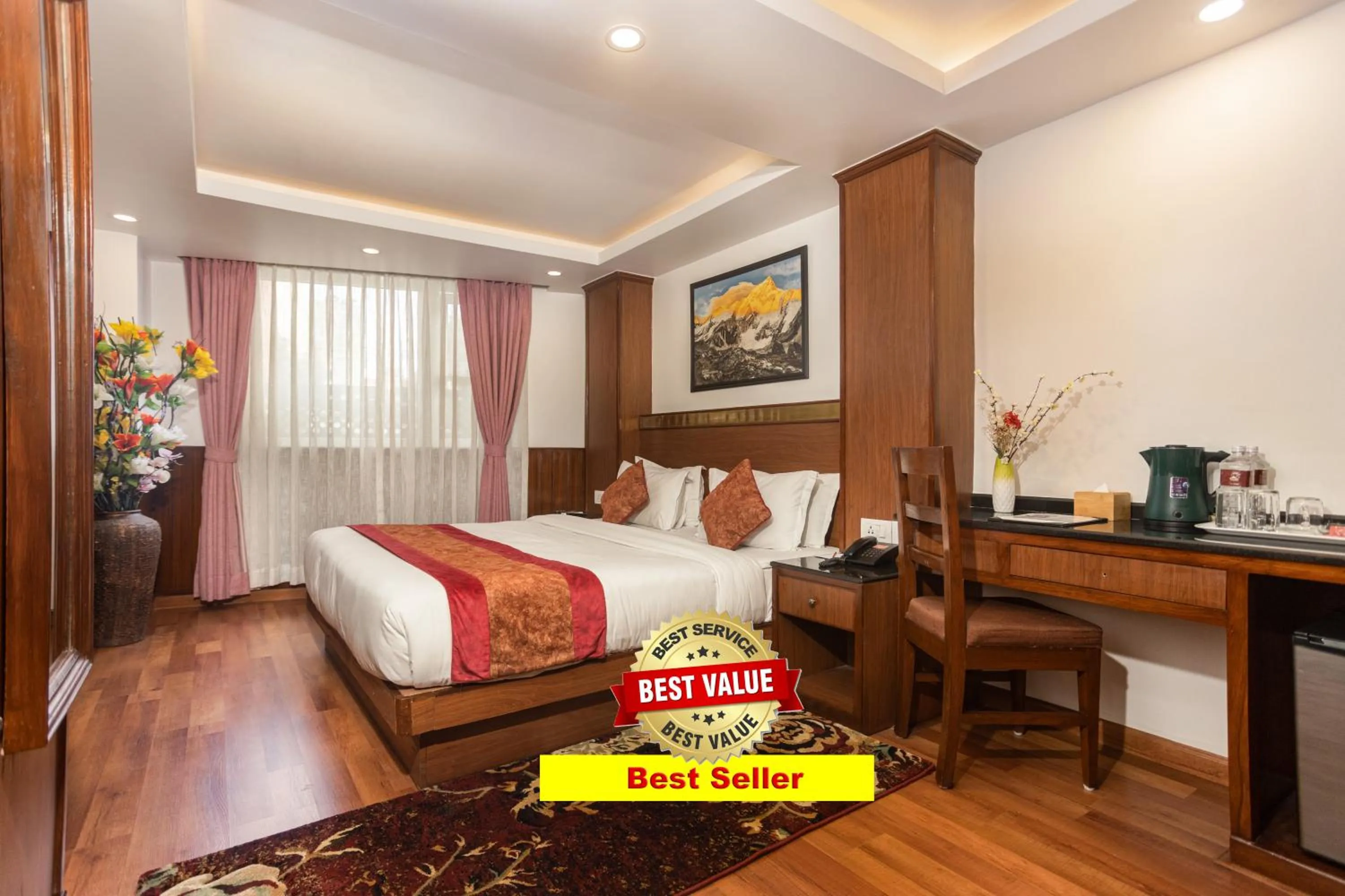 Bed in Thamel Boutique Hotel