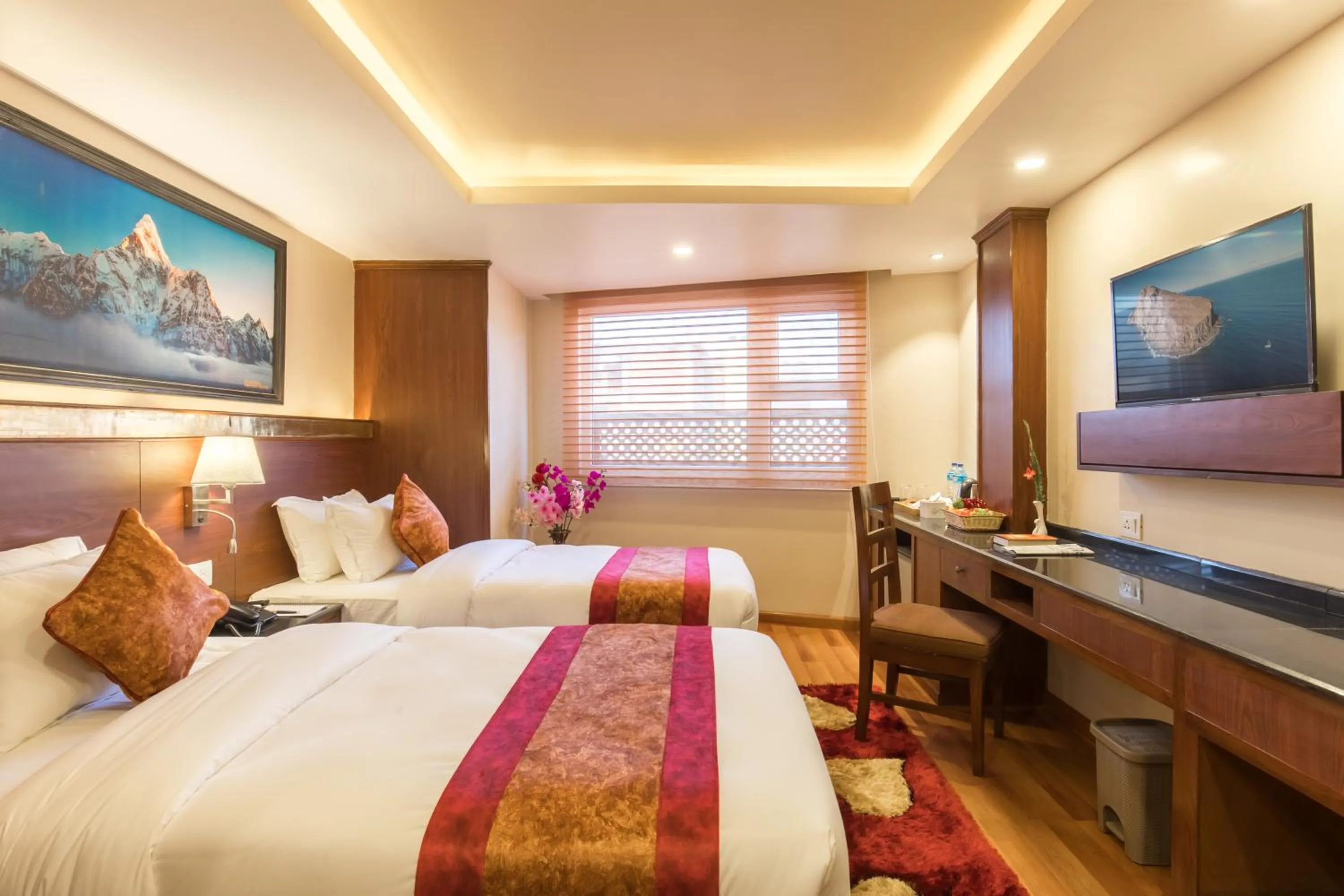 Bed in Thamel Boutique Hotel