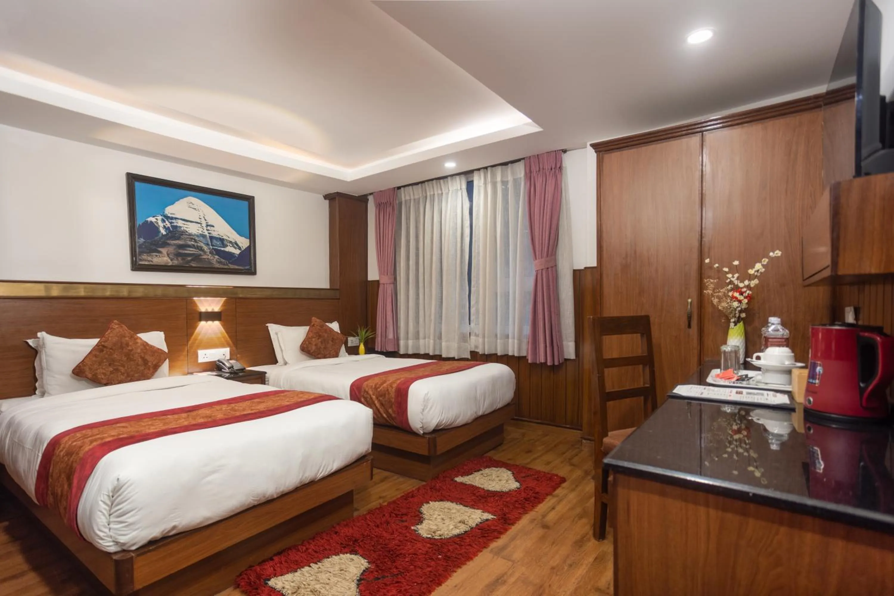 Bed in Thamel Boutique Hotel