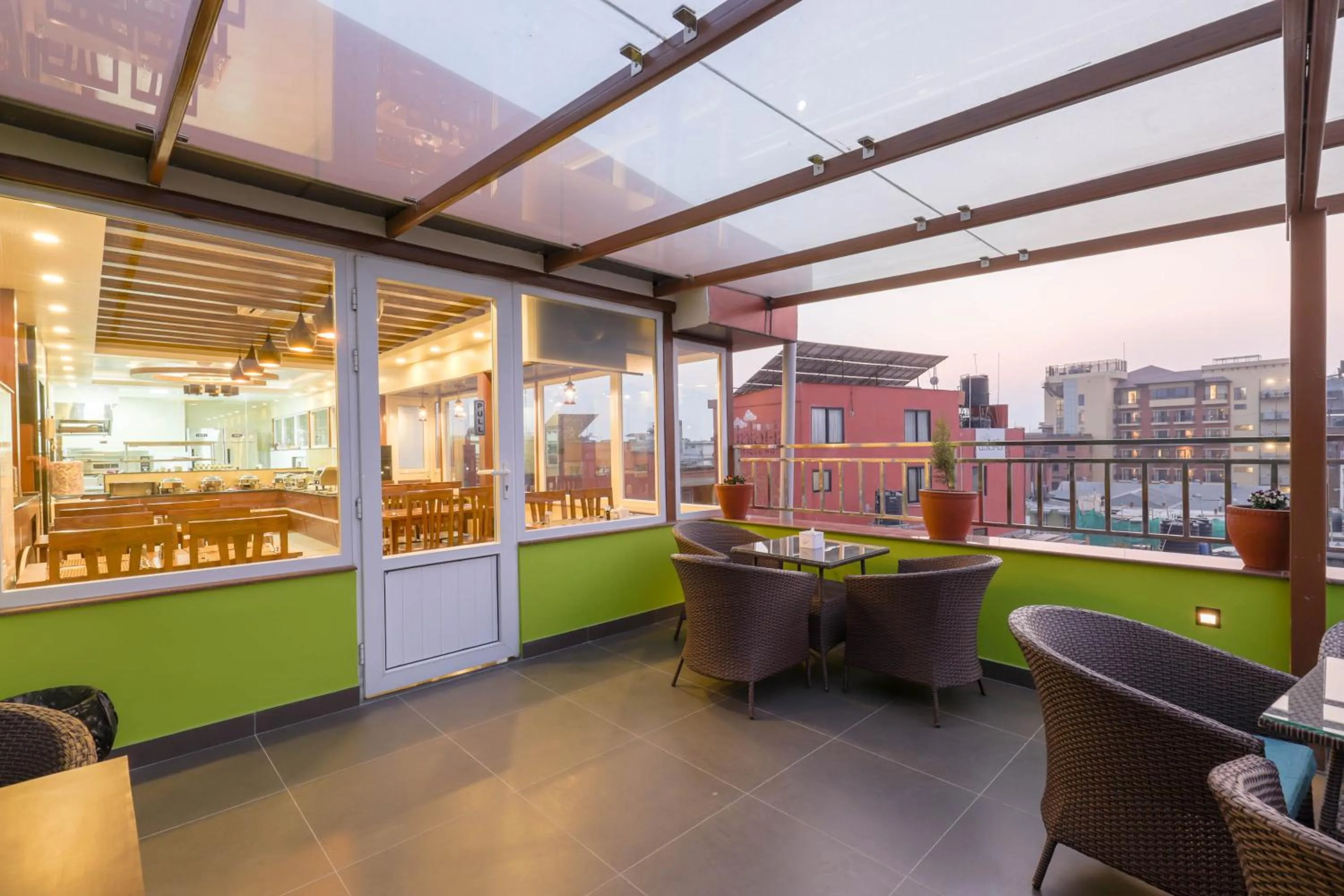 Balcony/Terrace in Thamel Boutique Hotel