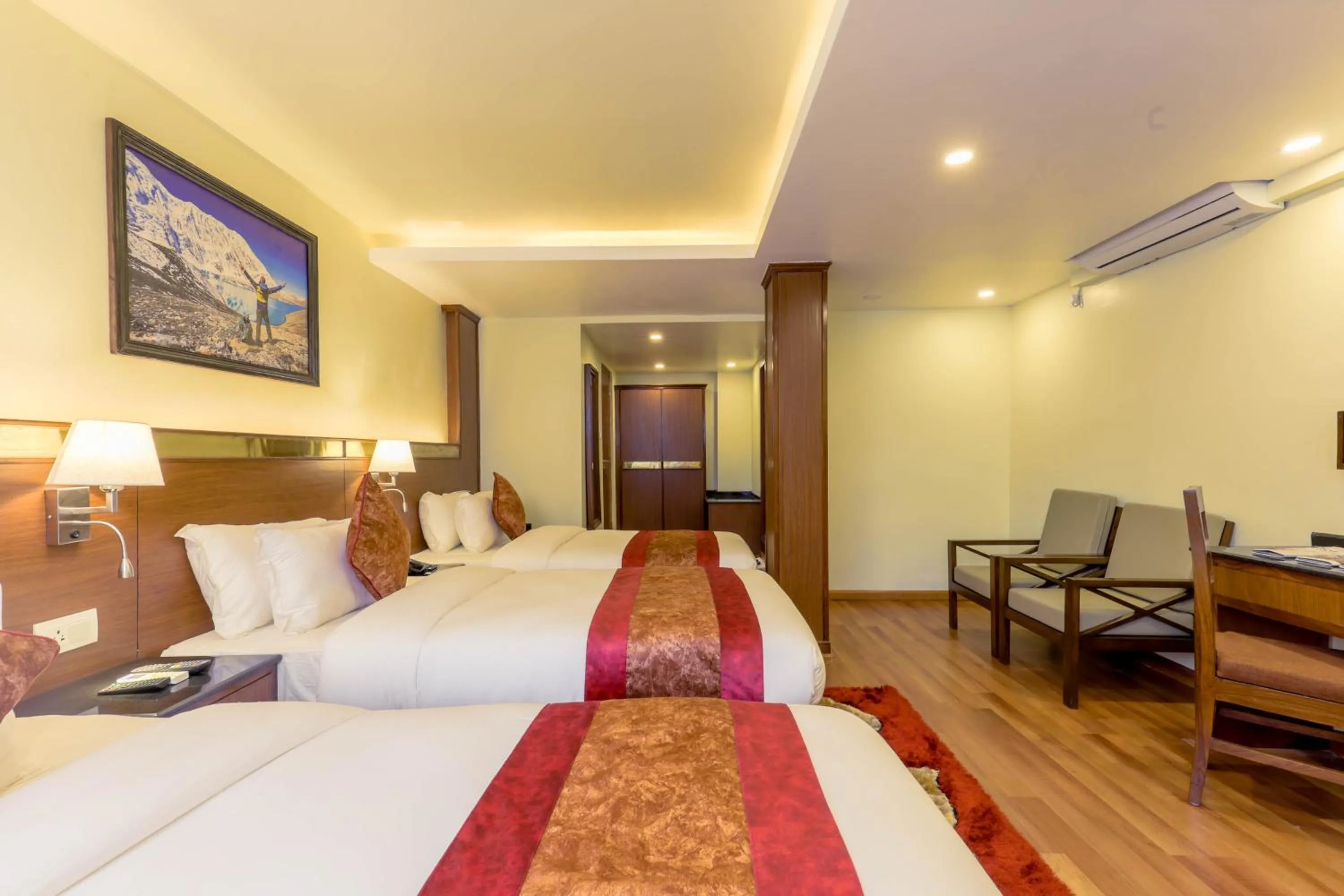 Photo of the whole room, Bed in Thamel Boutique Hotel