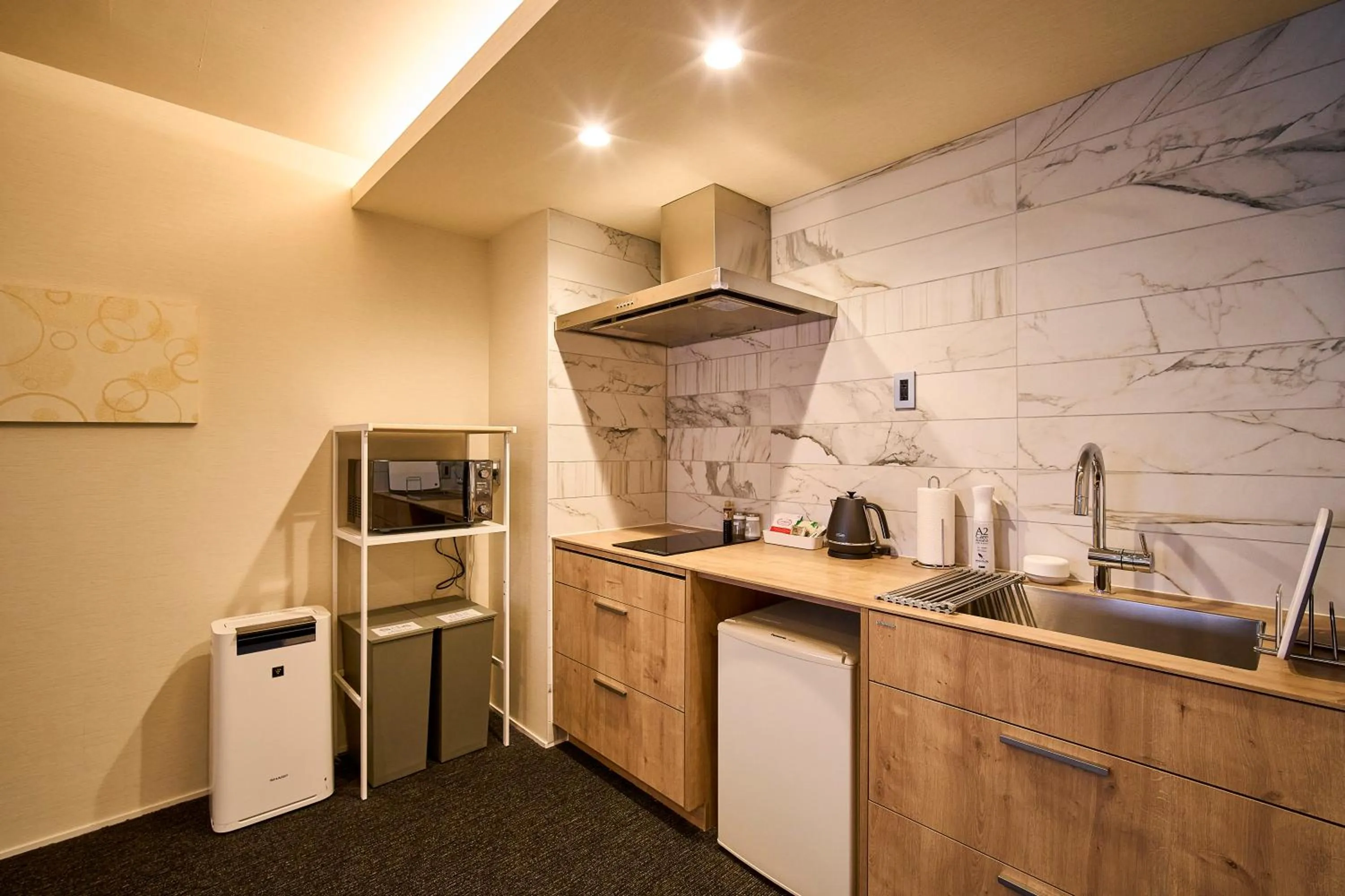 Kitchen or kitchenette in HOTEL MASTAY jingumichi