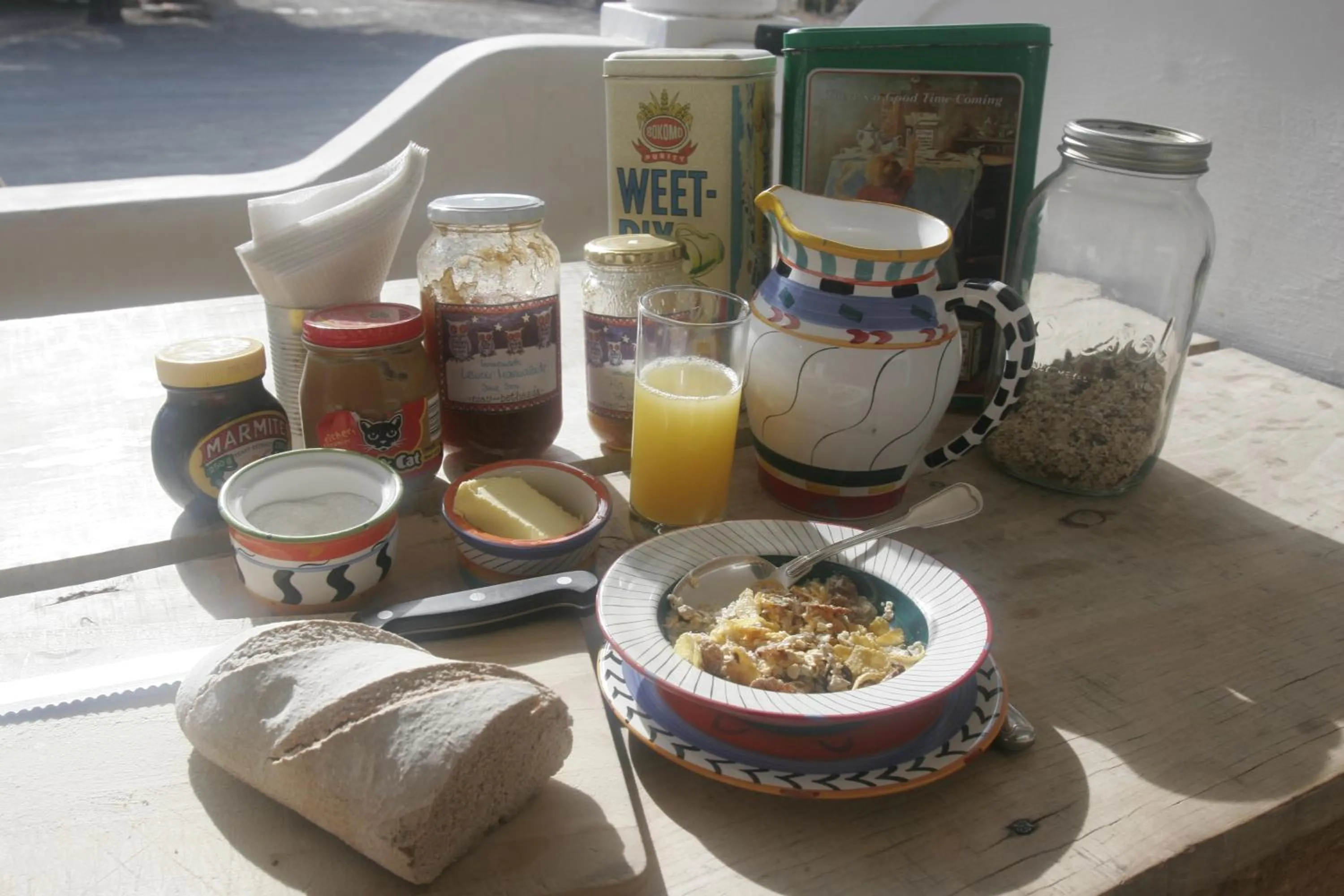 Food and drinks in Outsiders B&B