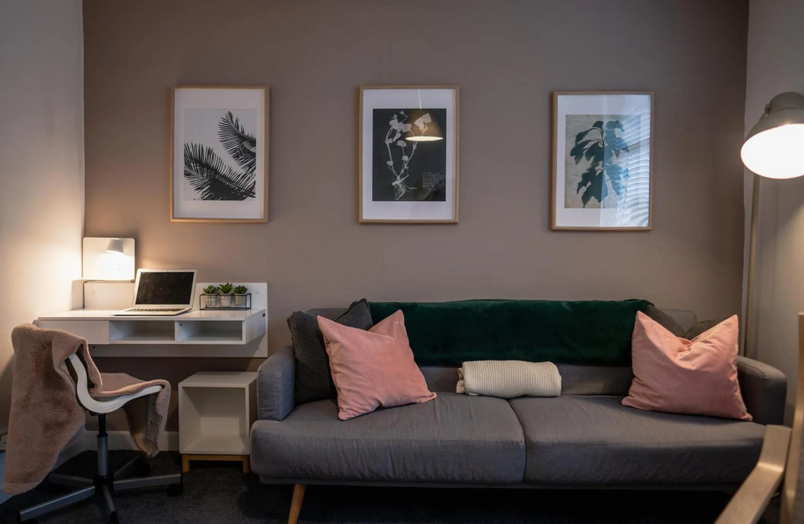 Living room in Town Street Apartment