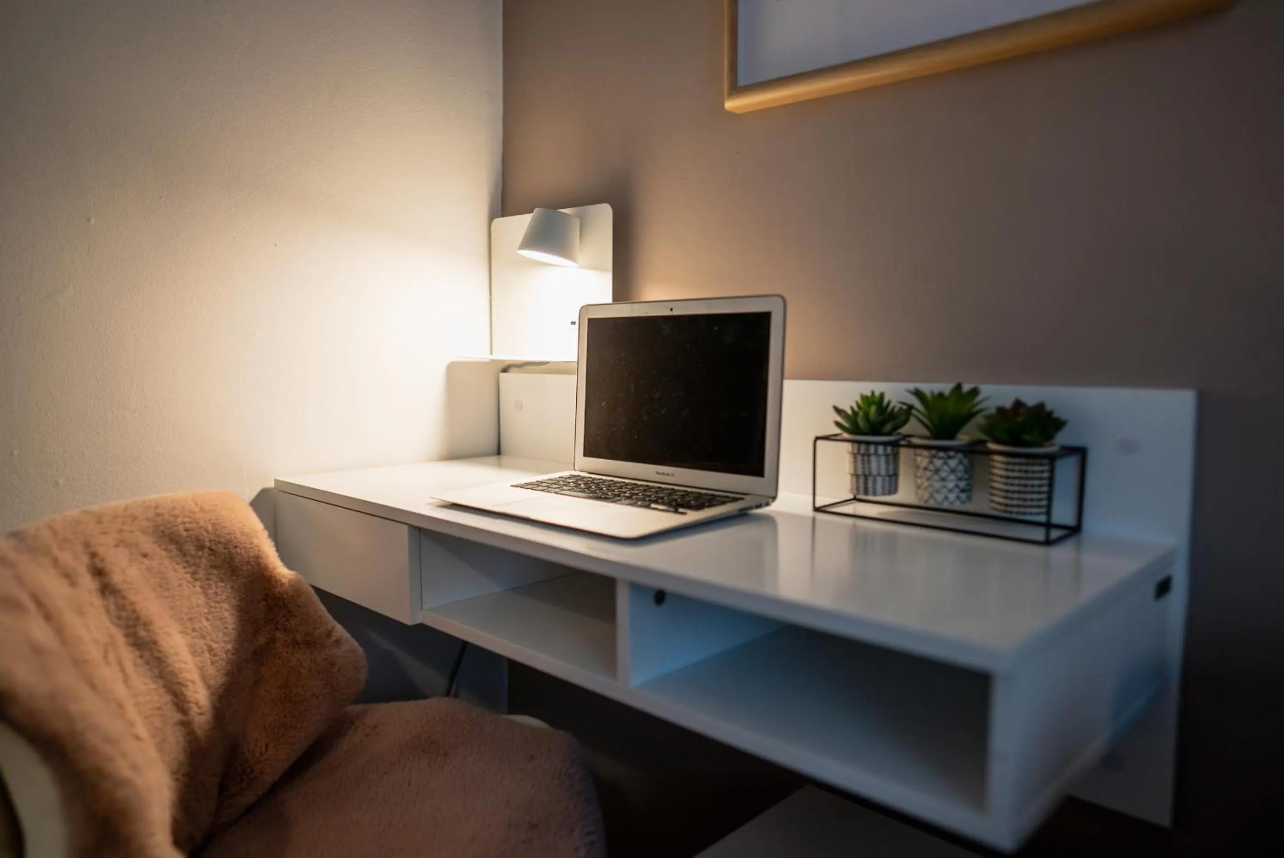 Living room in Town Street Apartment