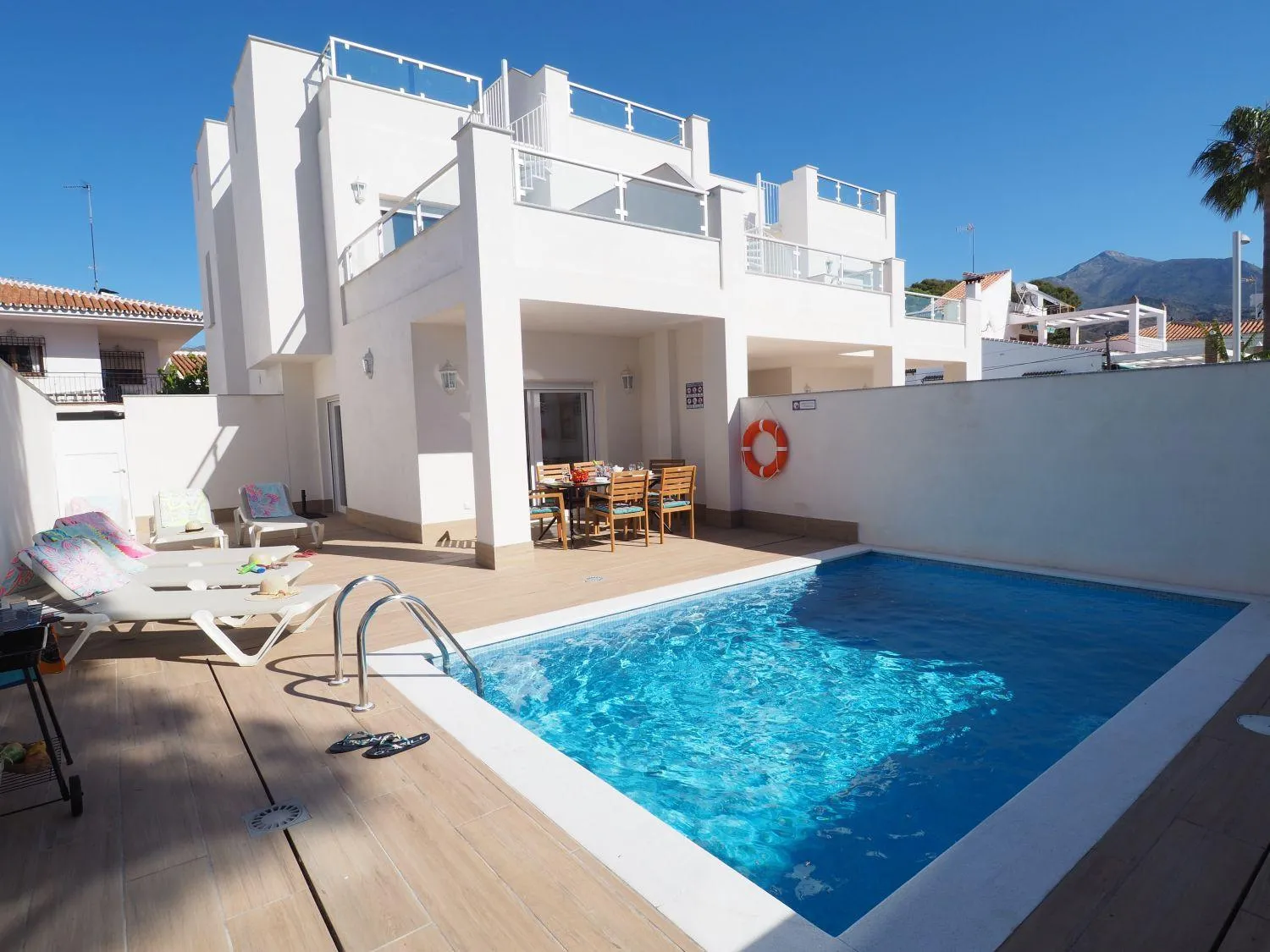 Swimming pool in Nerja Paradise Rentals - Villa Bonilla
