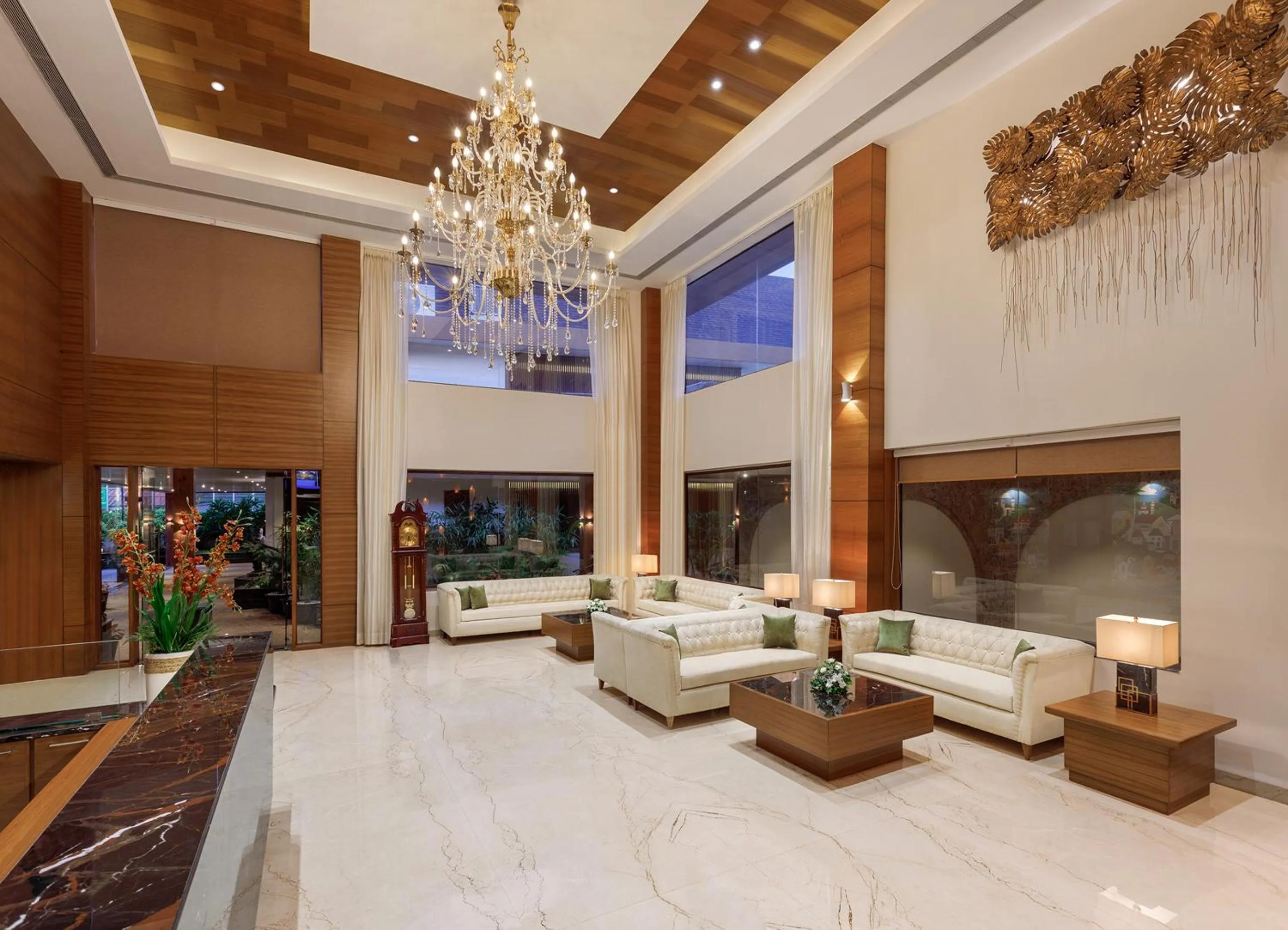 Lobby or reception in Sobit Sarovar Portico