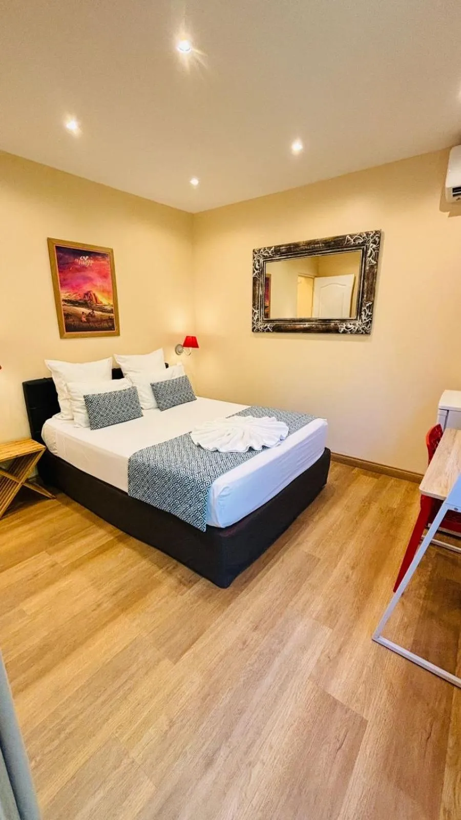 Bed in Hôtel Coco Island