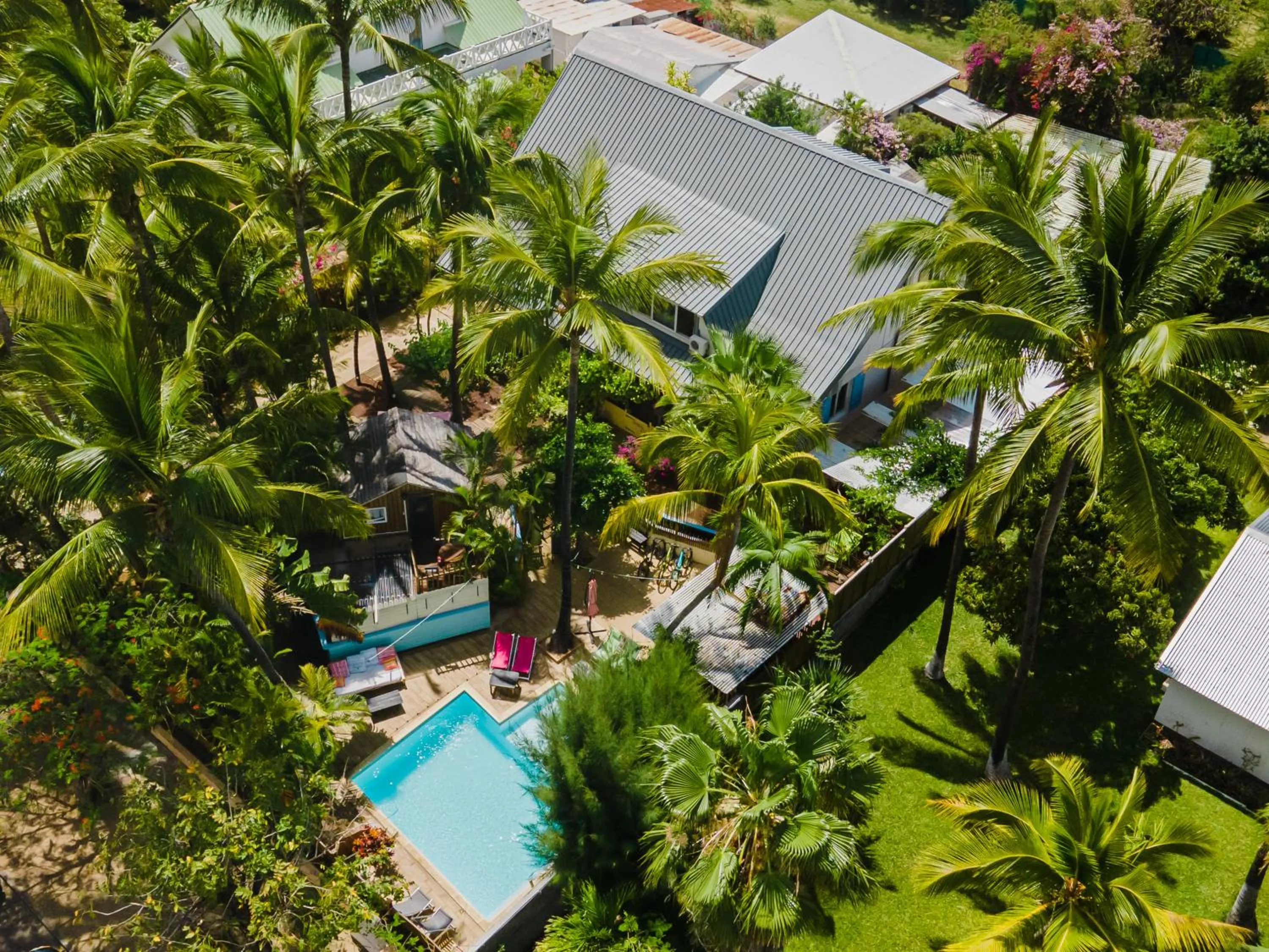 Bird's eye view in Hôtel Coco Island