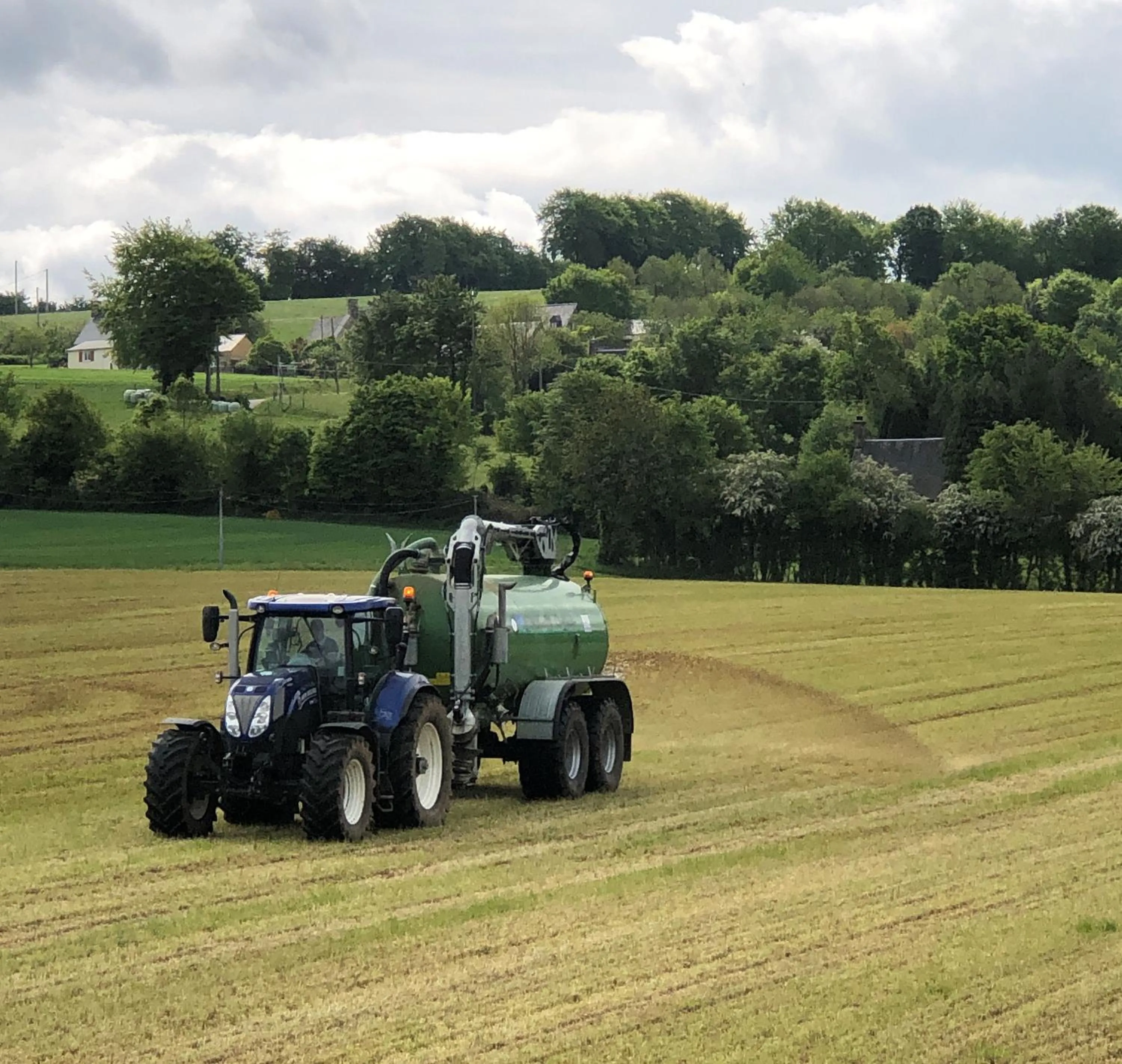 Garden view in La Blanche Roche