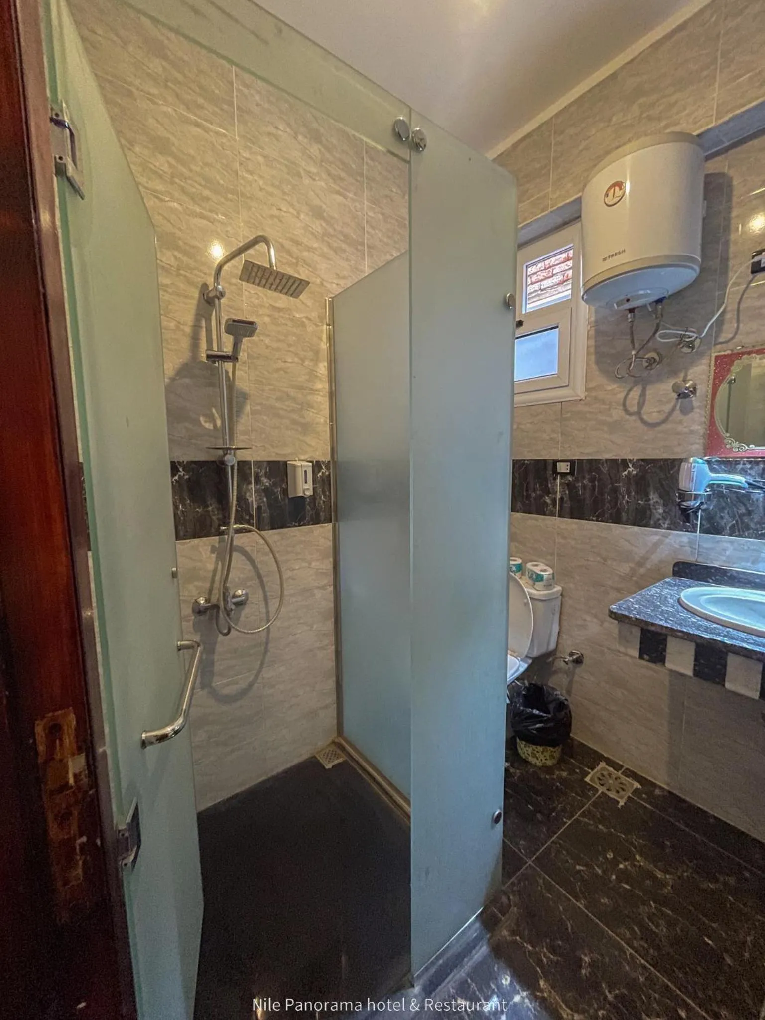 Shower in Nile Panorama Hotel & Restaurant
