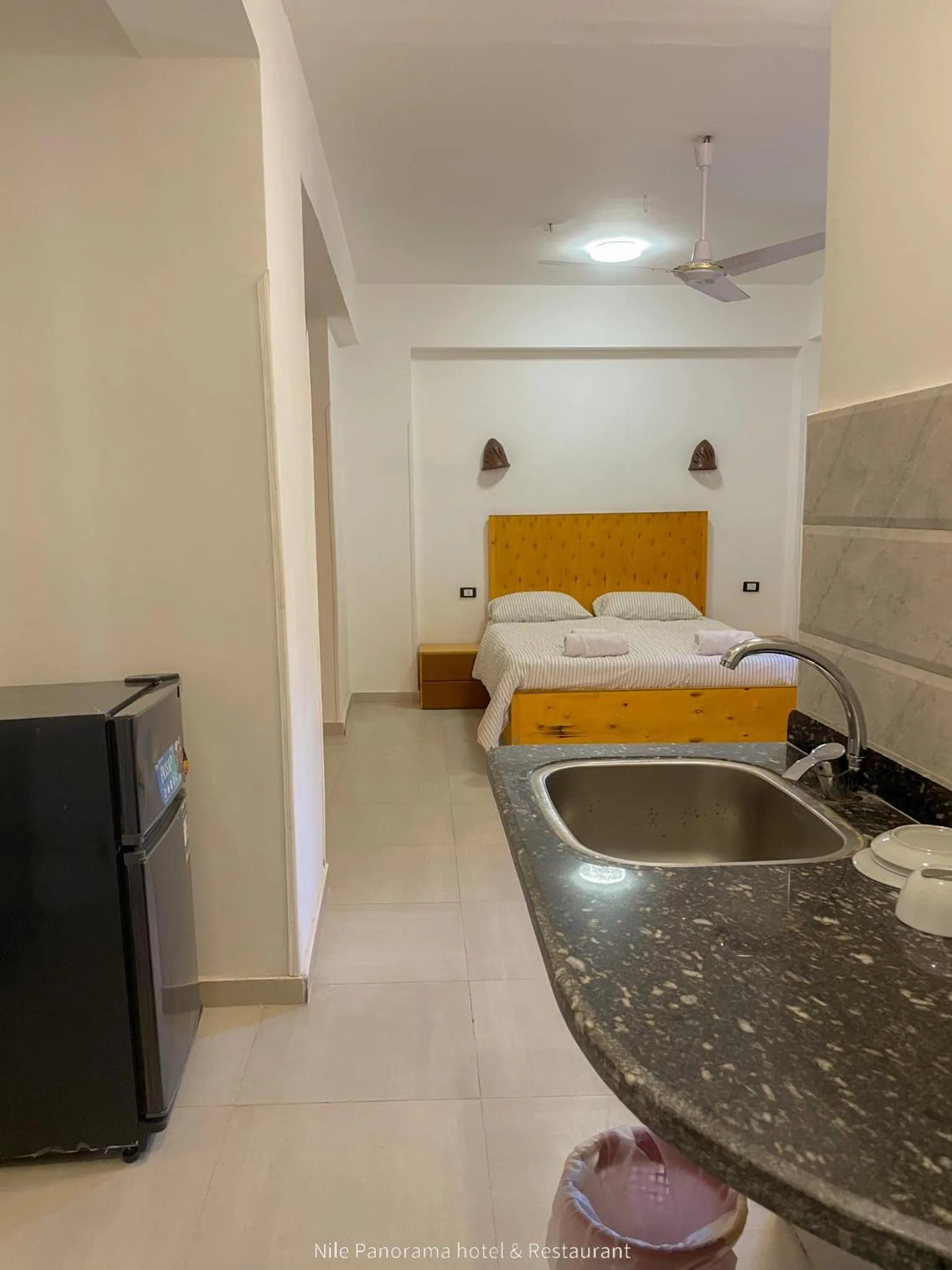 Bed in Nile Panorama Hotel & Restaurant