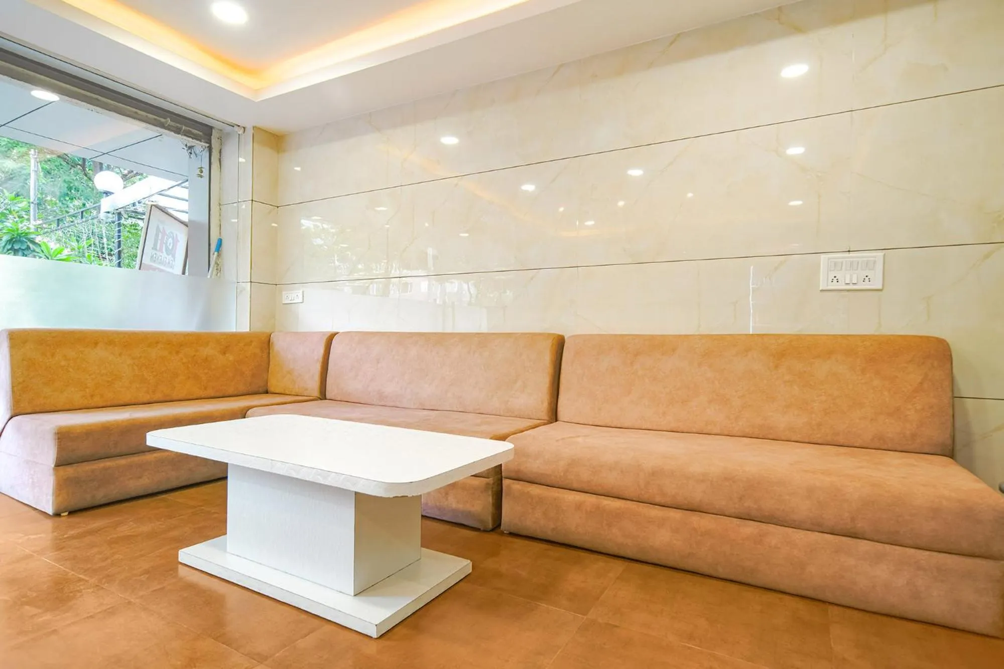 Seating area in FabHotel Ten Eleven