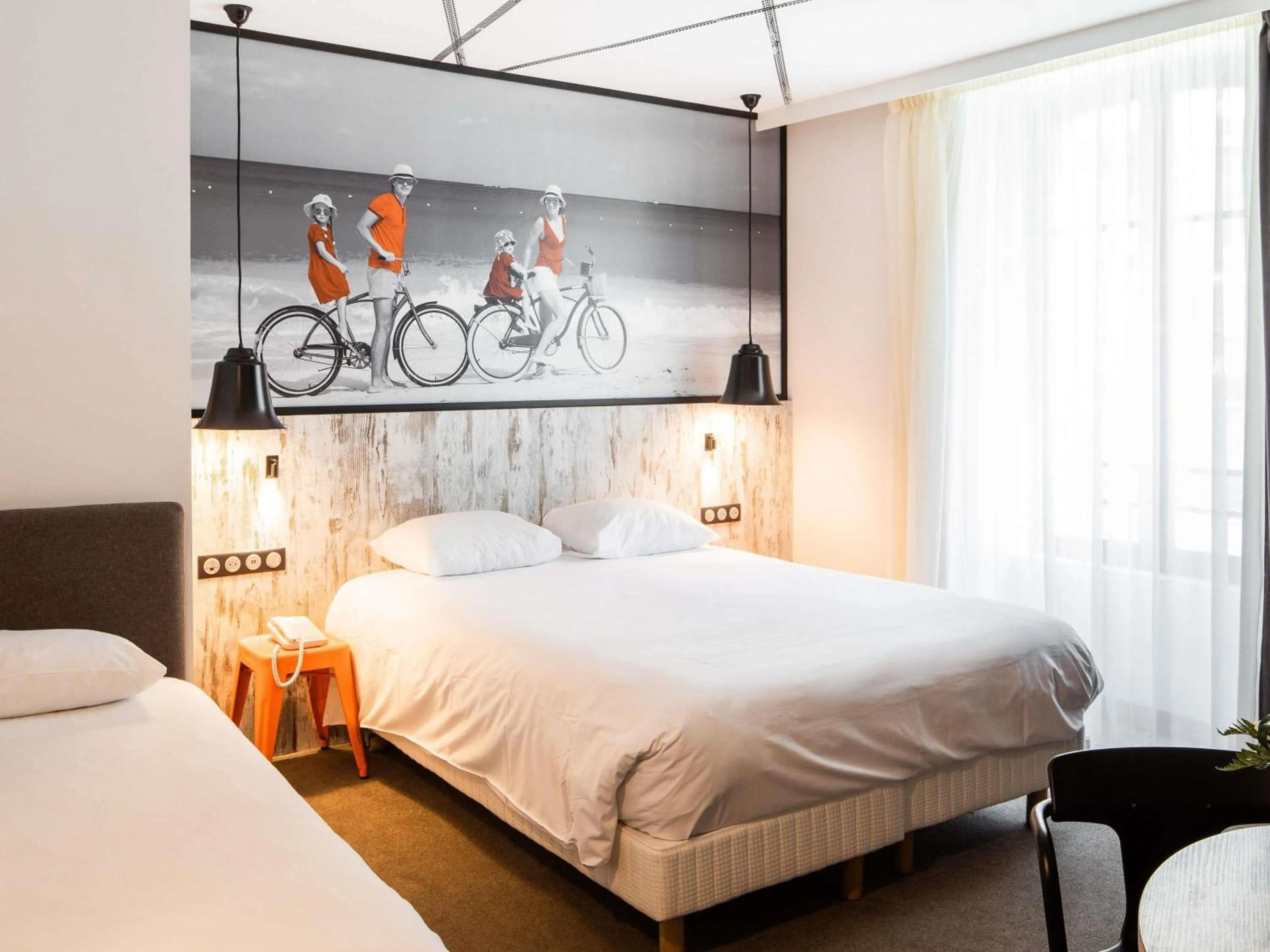Bedroom, Bed in ibis Styles Dinan Centre Ville