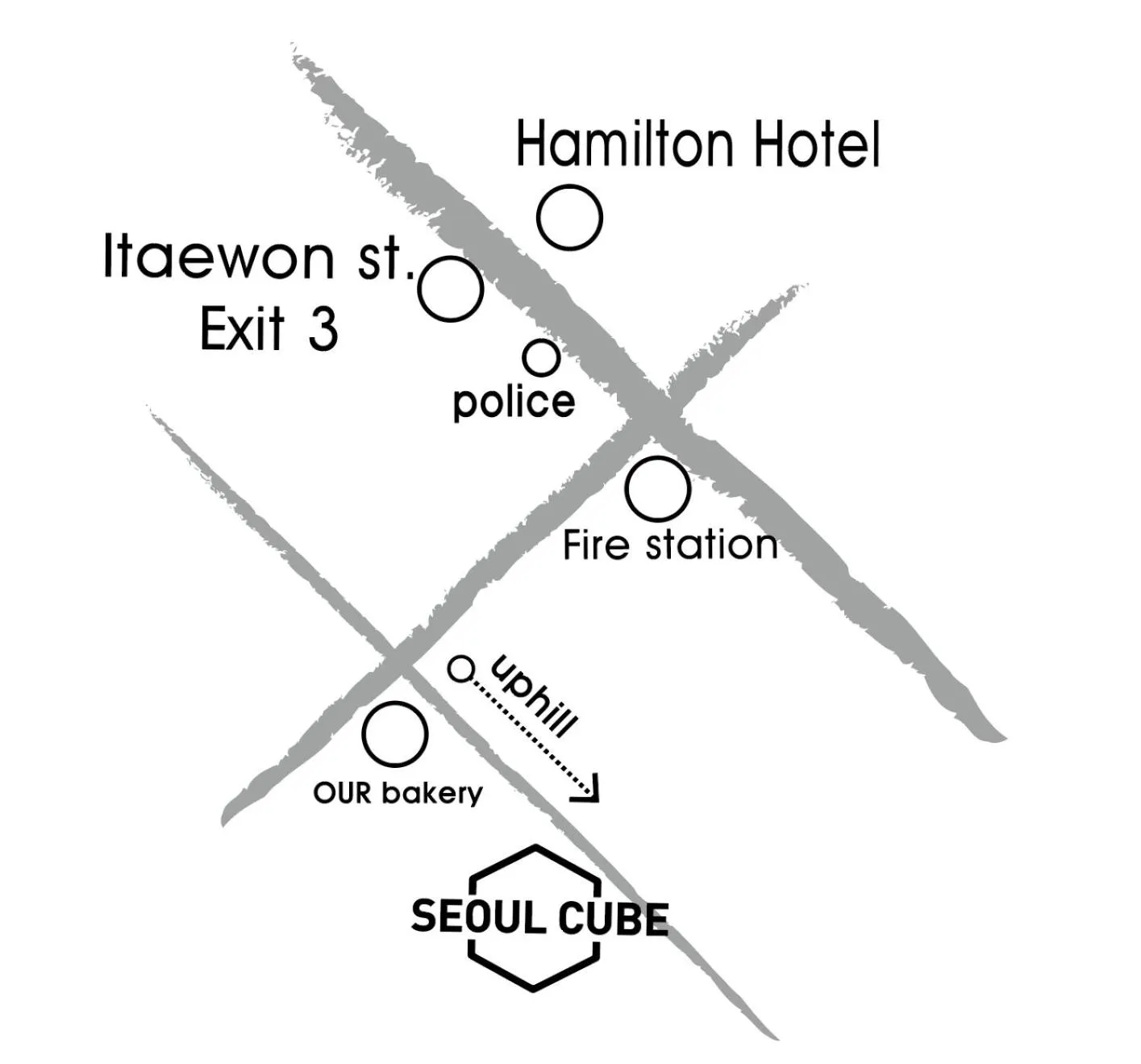 Property building in Seoul Cube Itaewon