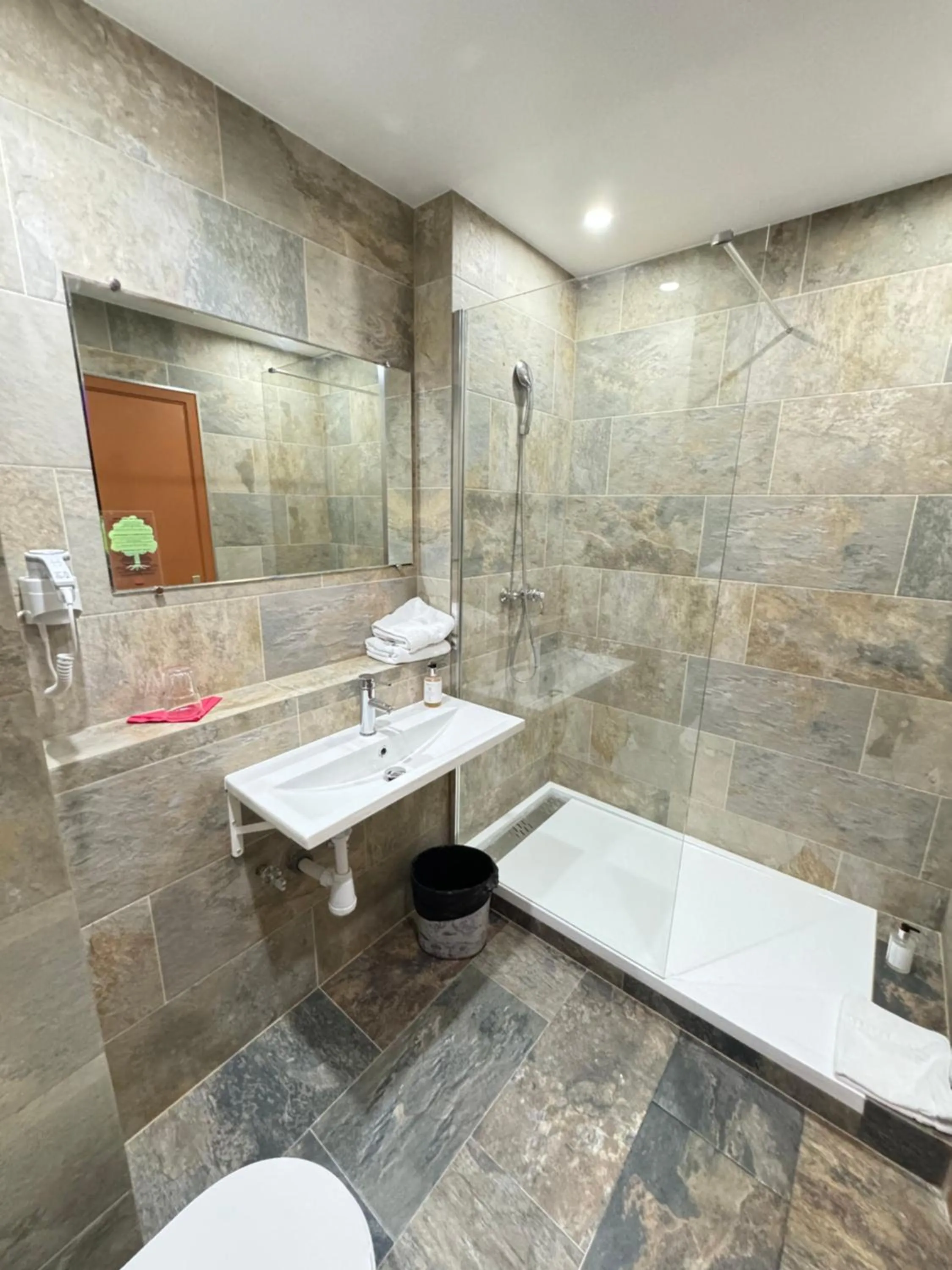 Shower in Hotel Panorama