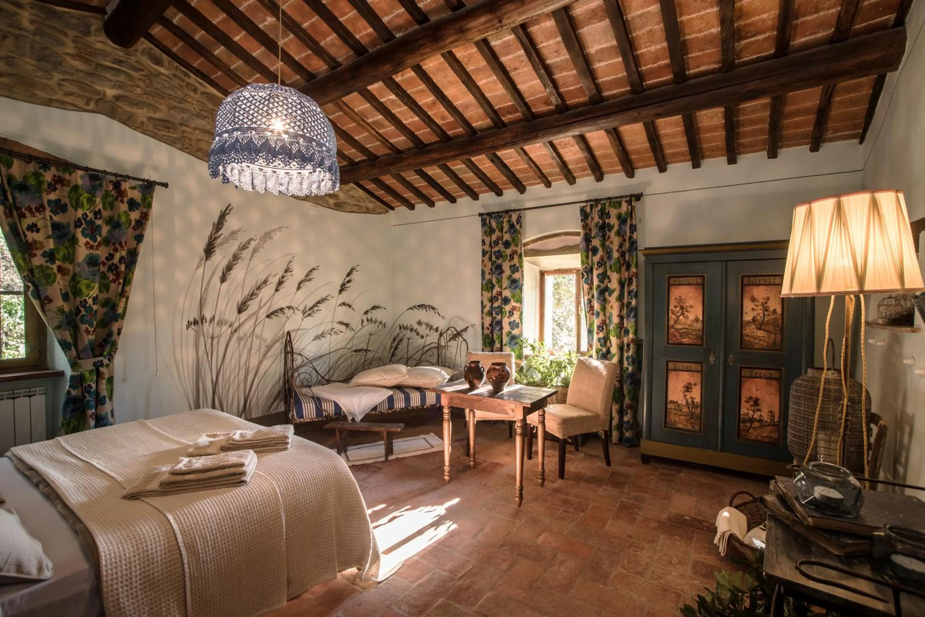 Bed in Agriturismo Frantoio Valiani