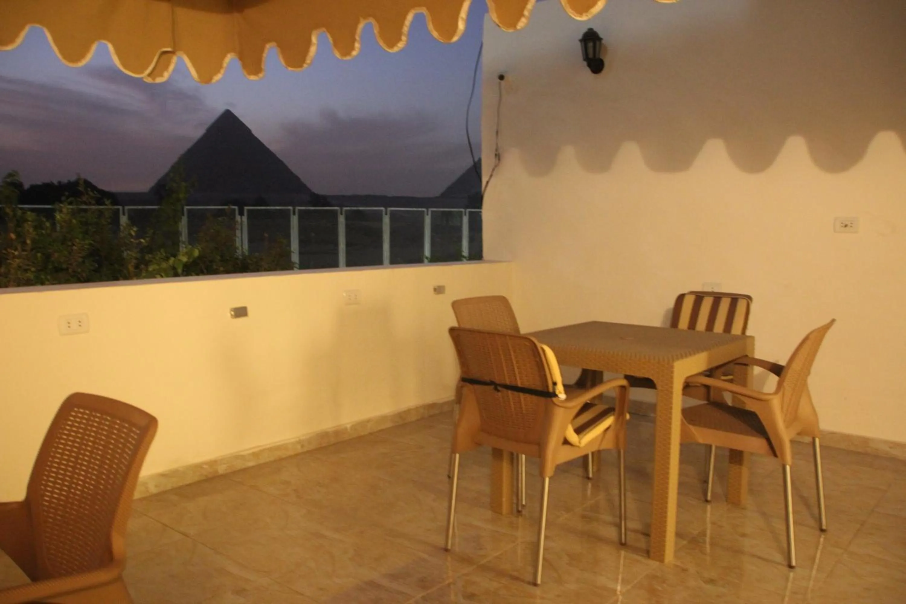 Balcony/Terrace in Farida Pyramids Boutique Hotel