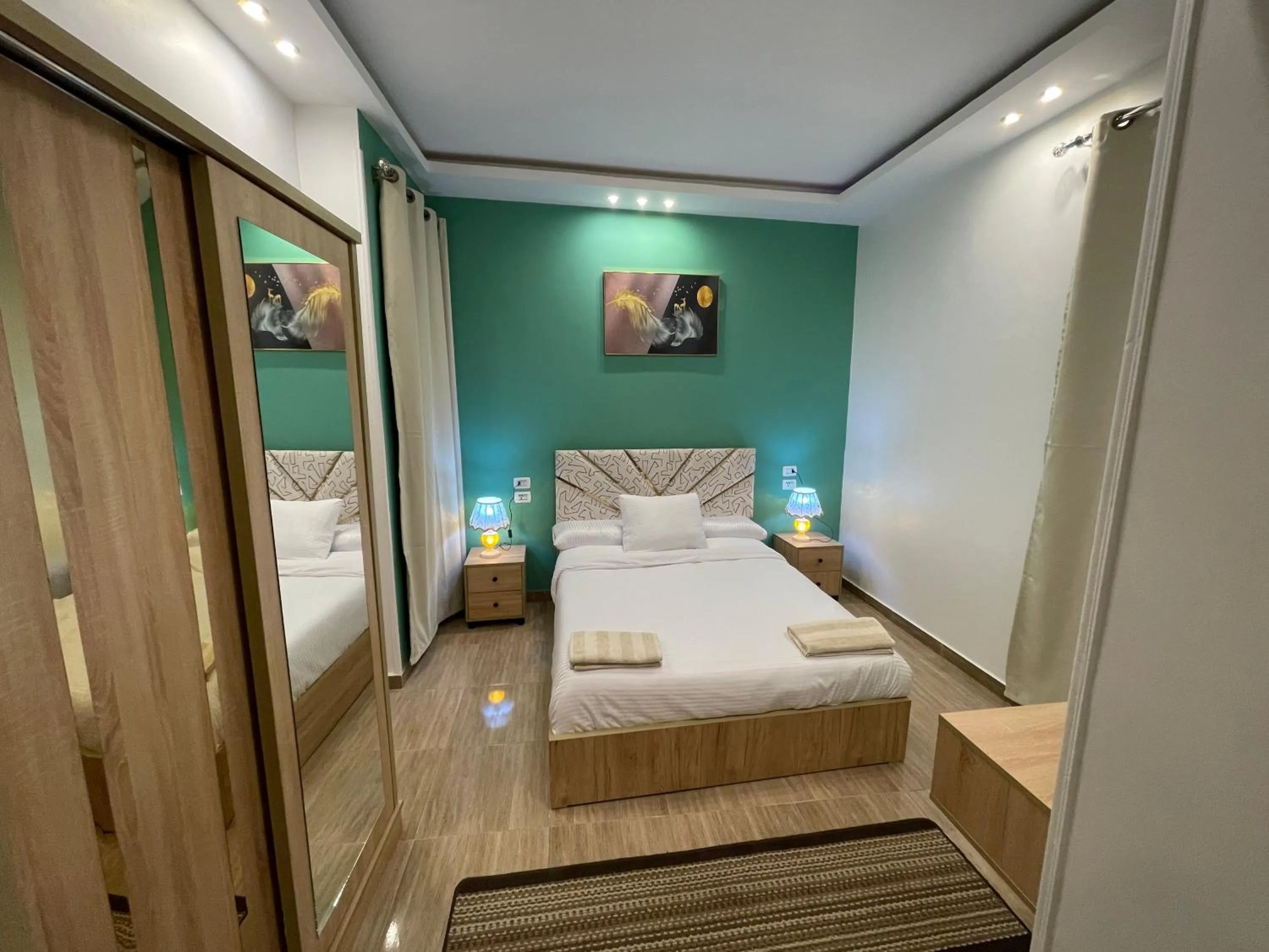 Bed in Farida Pyramids Boutique Hotel & Free Airport Pickup