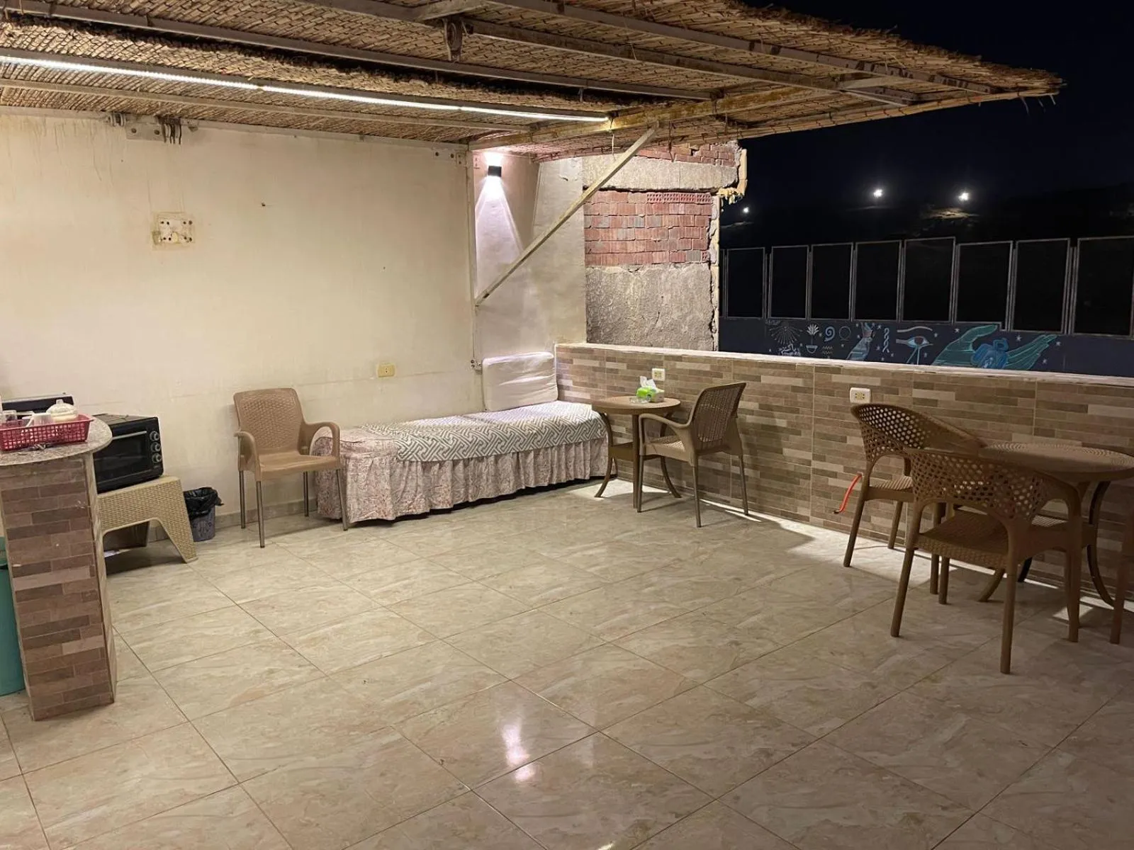View (from property/room), Bed in Farida Pyramids Boutique Hotel & Free Airport Pickup
