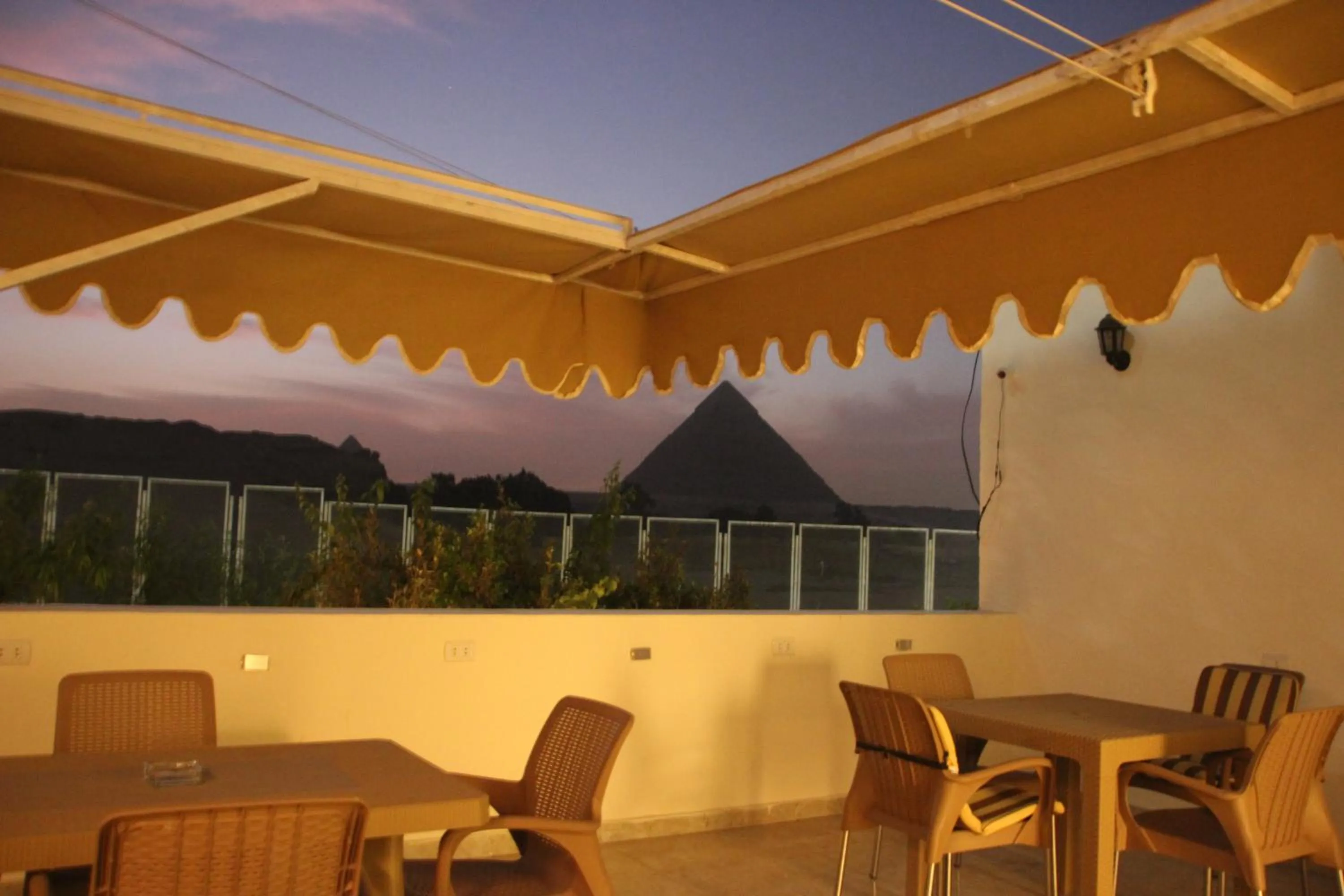 Balcony/Terrace in Farida Pyramids Boutique Hotel