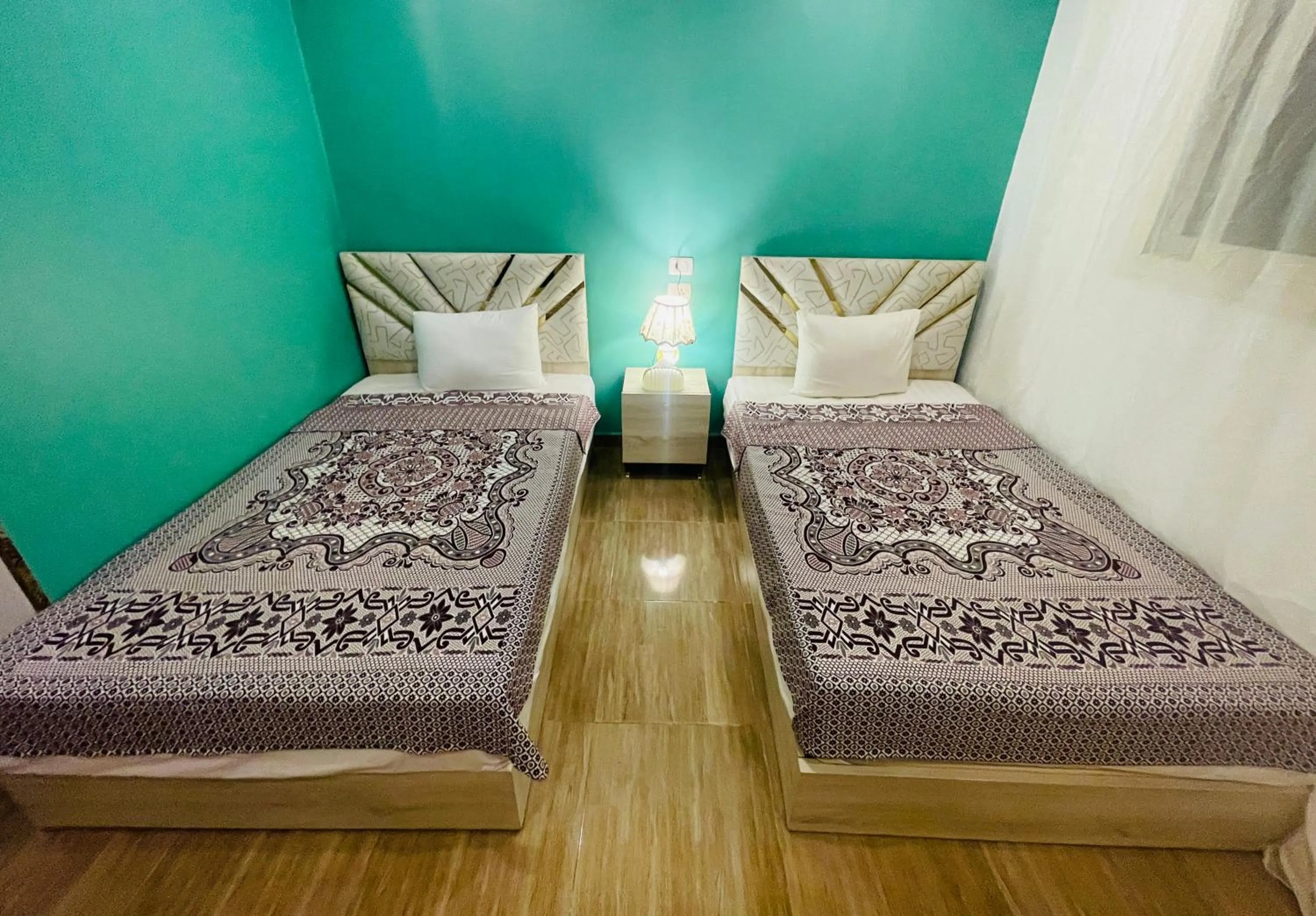 Bed in Farida Pyramids Boutique Hotel