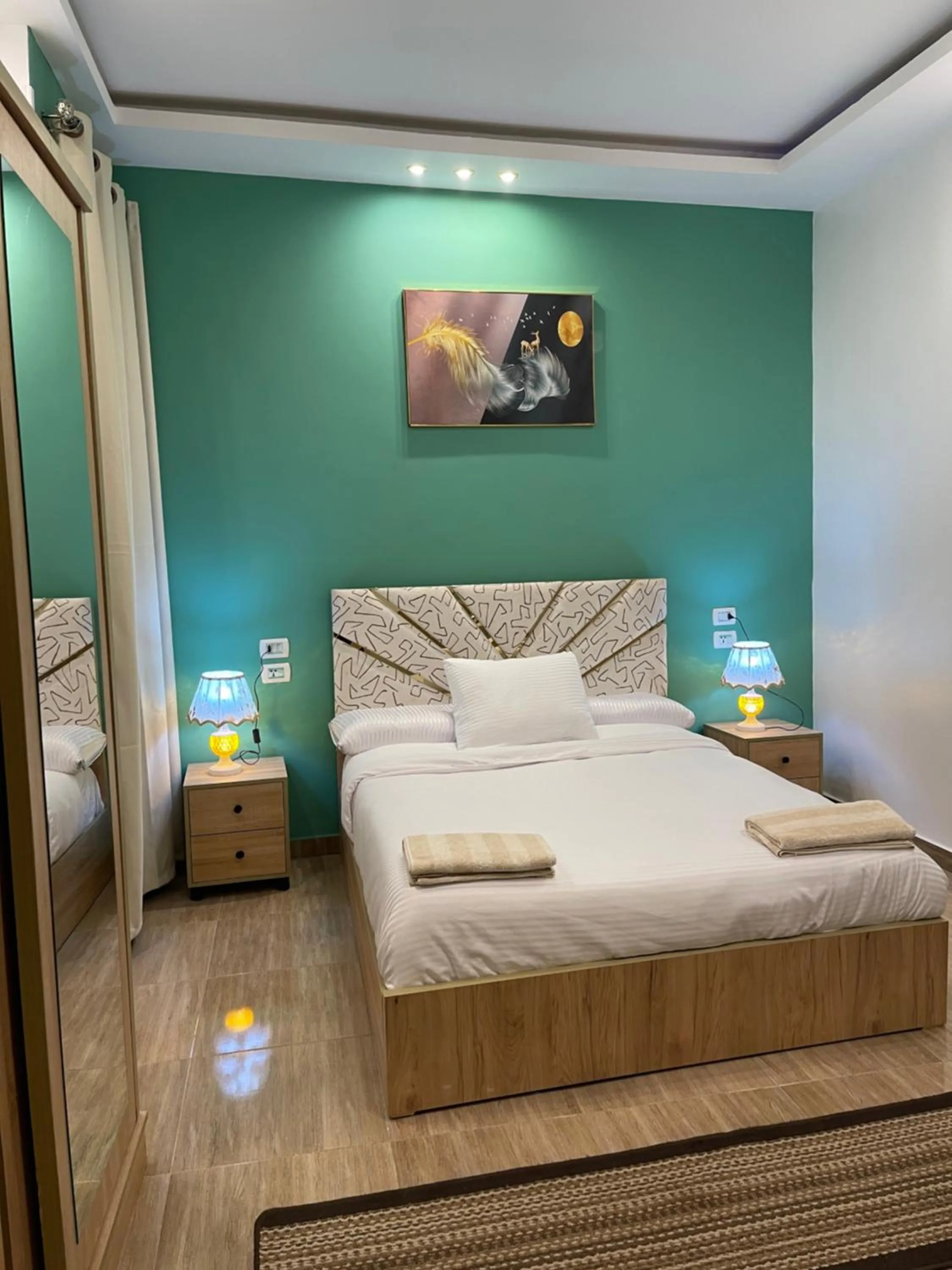 Bed in Farida Pyramids Boutique Hotel & Free Airport Pickup