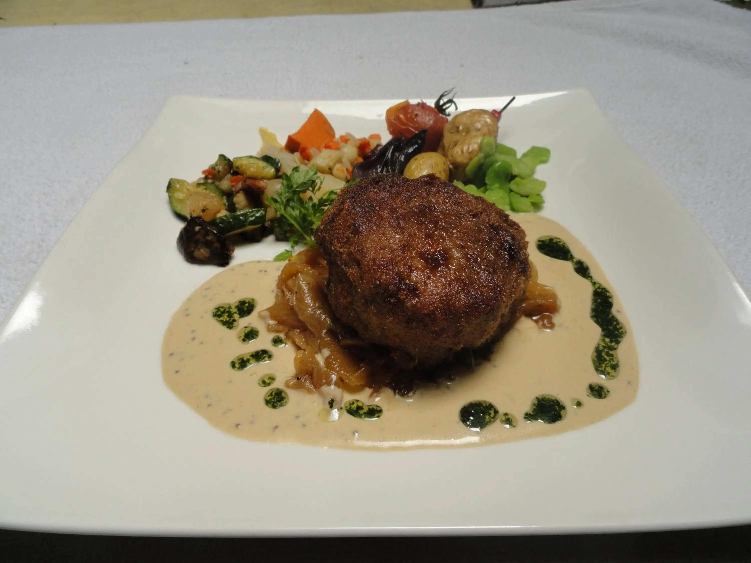 Food close-up in Logis Hotel Restaurant Planes