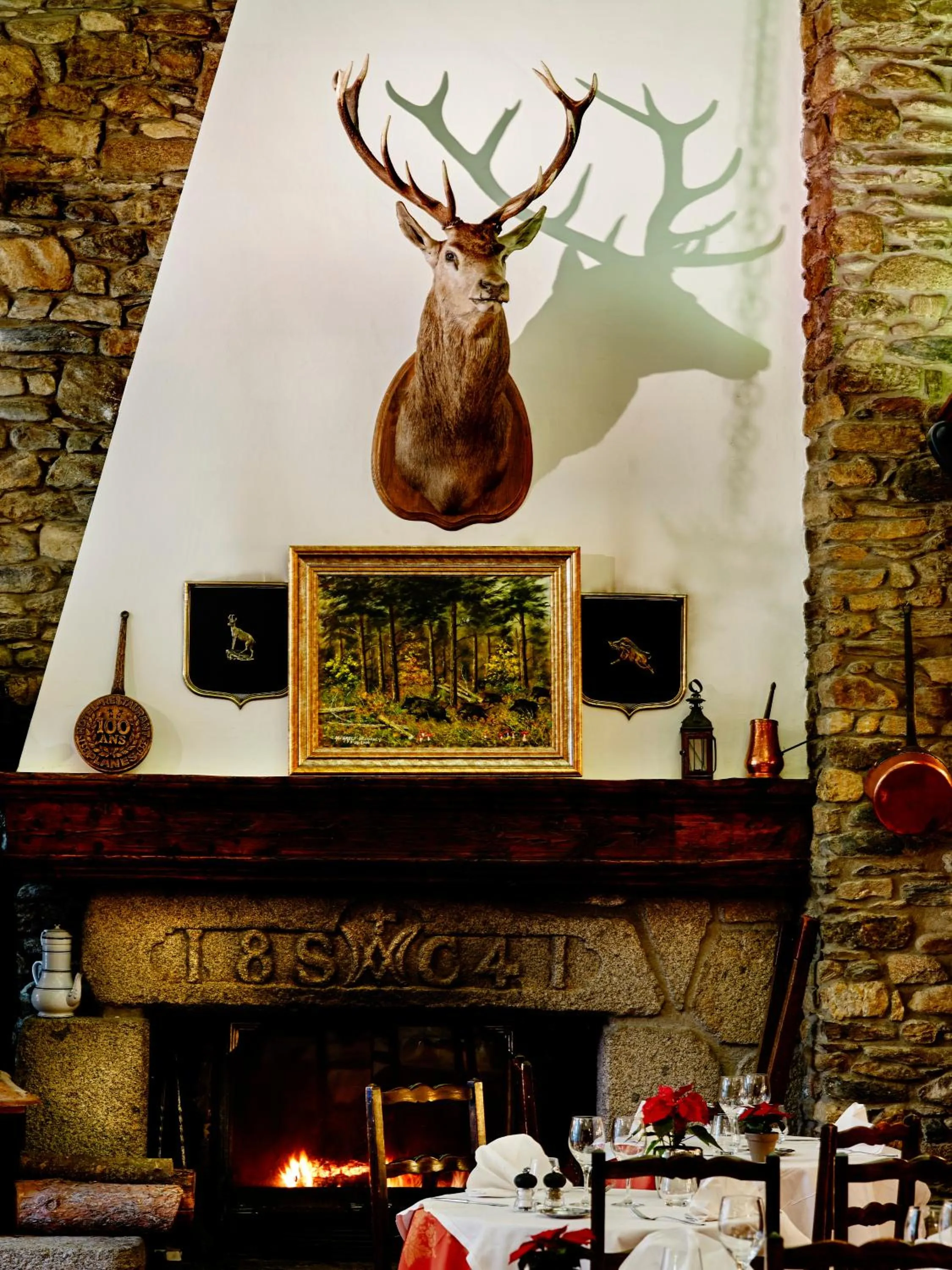 Restaurant/places to eat in Logis Hotel Restaurant Planes