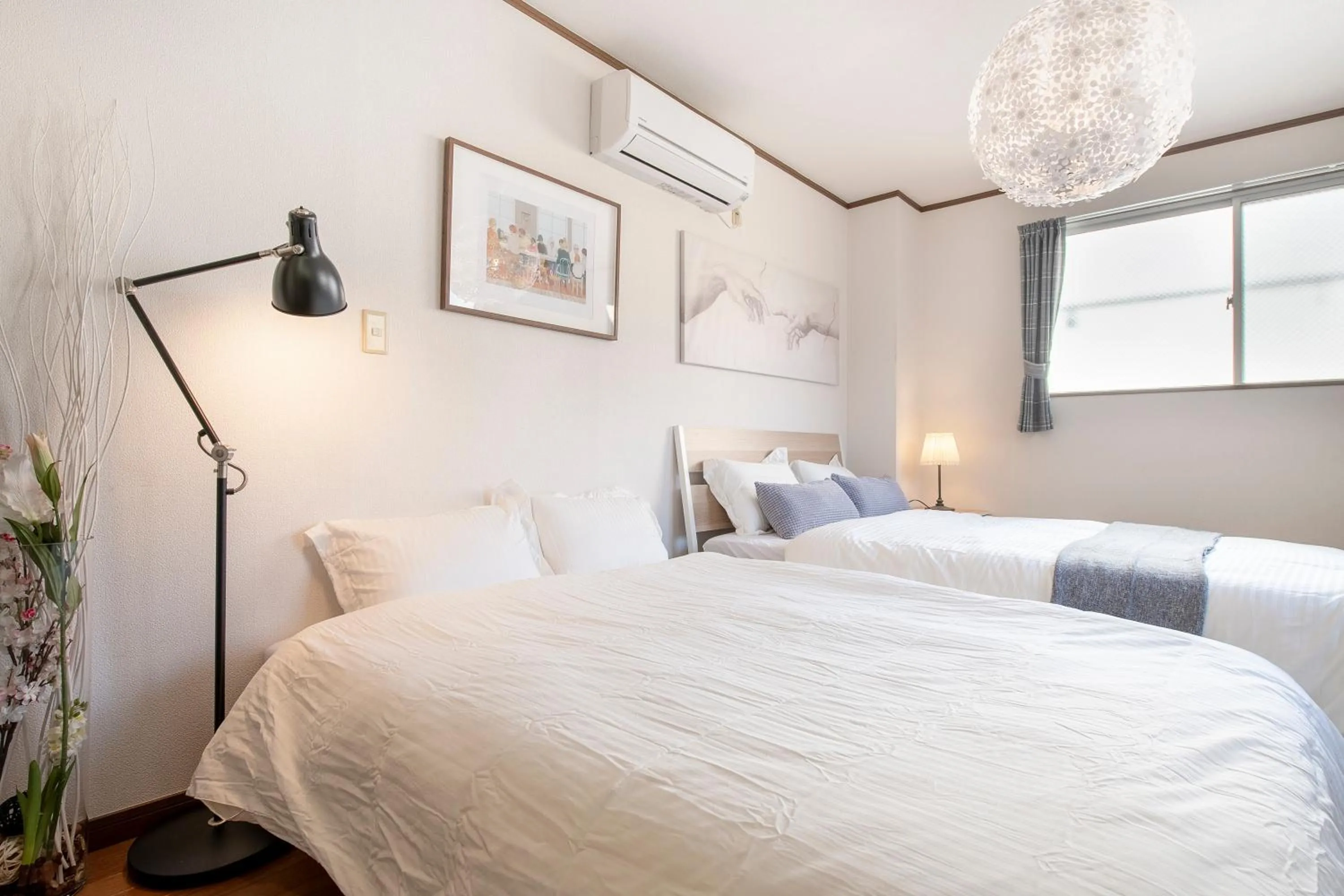 Bed in Uhome Ueno Apartment 4