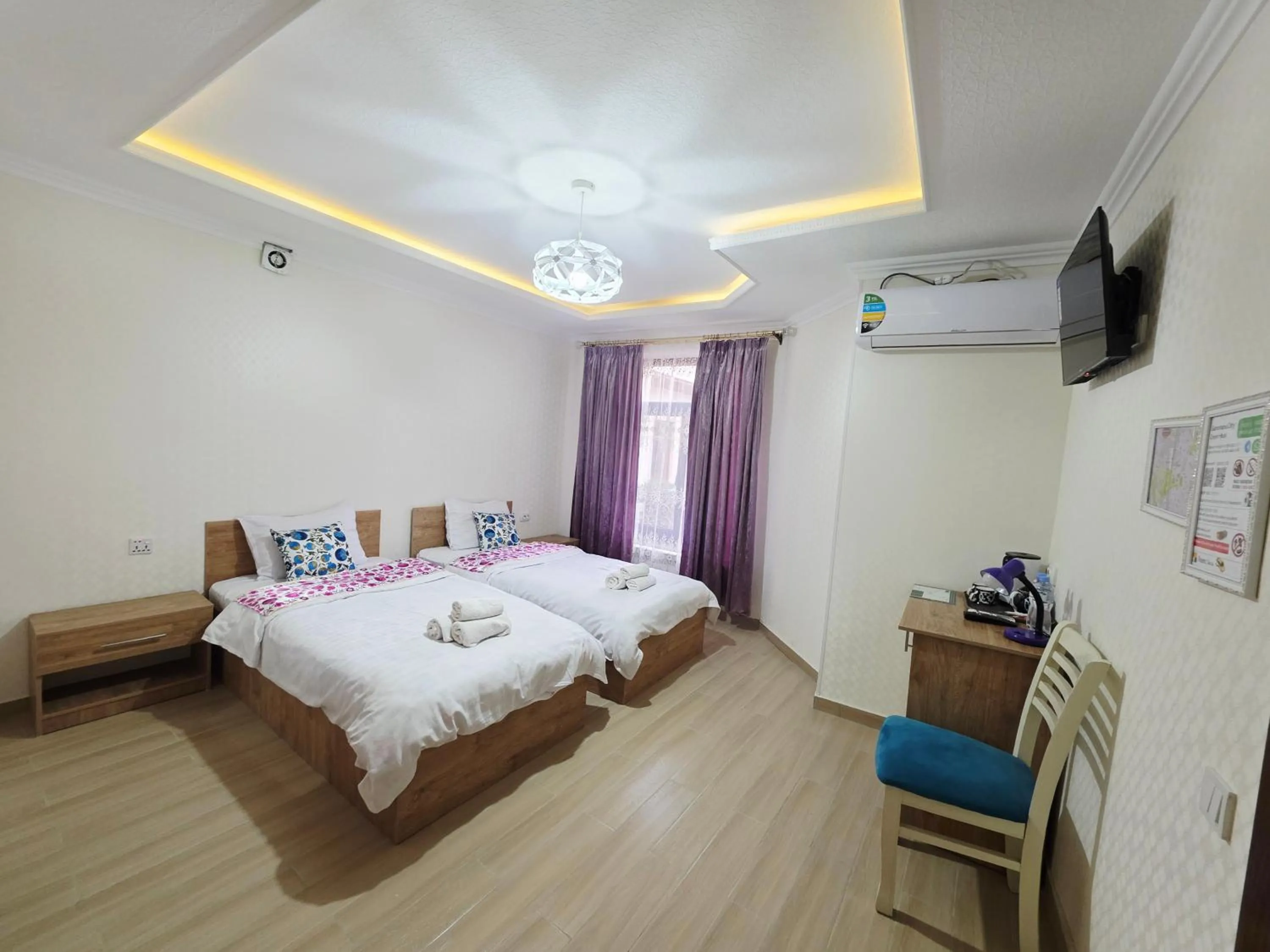 Bed in Samarkand City Center Hotel