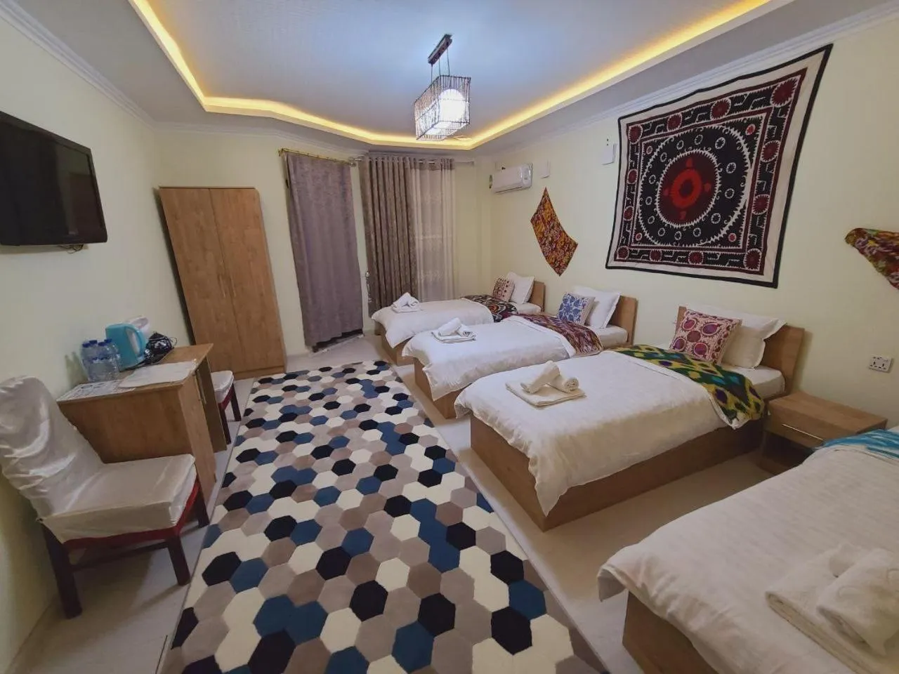 Bed in Samarkand City Center Hotel