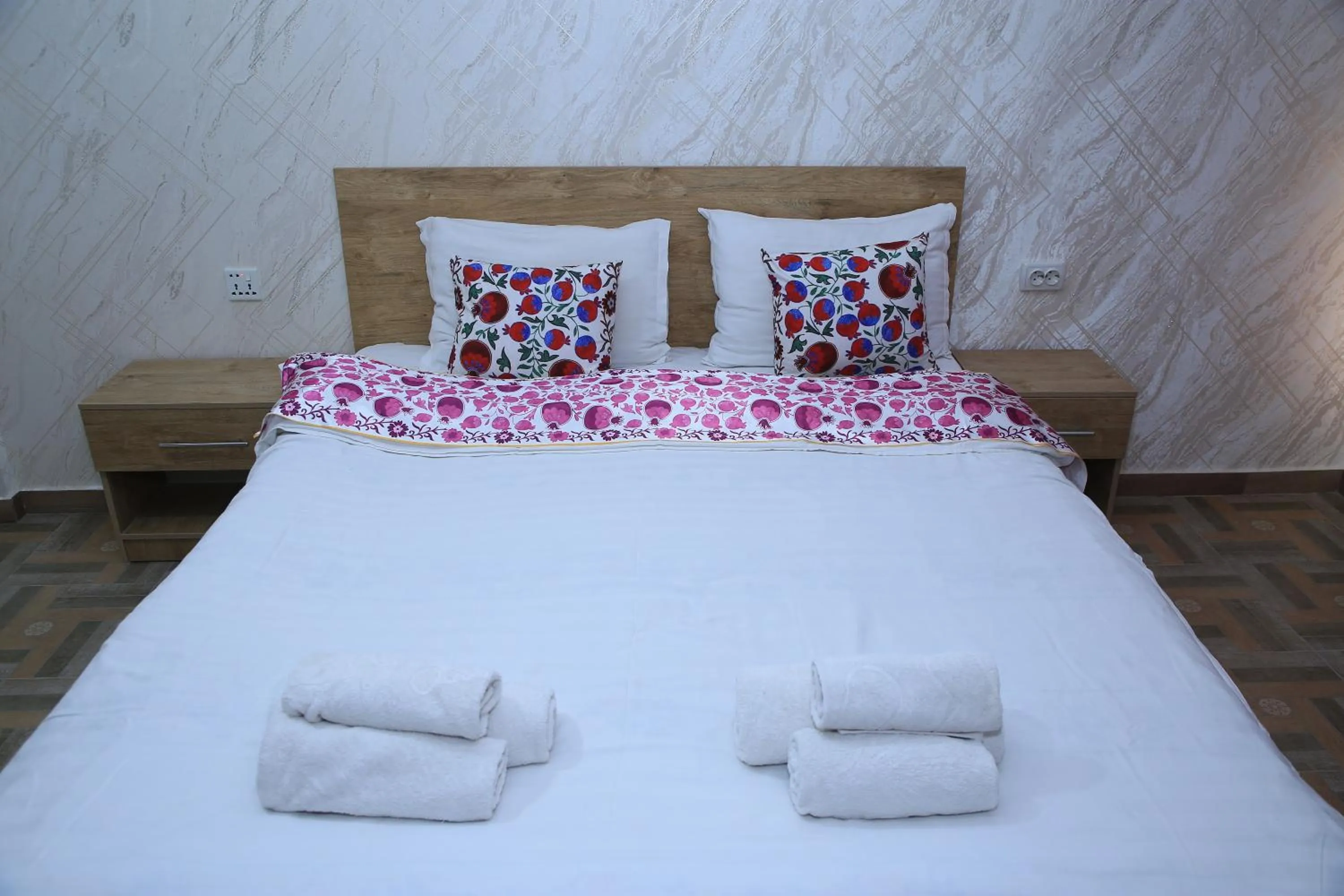 Bed in Samarkand City Center Hotel