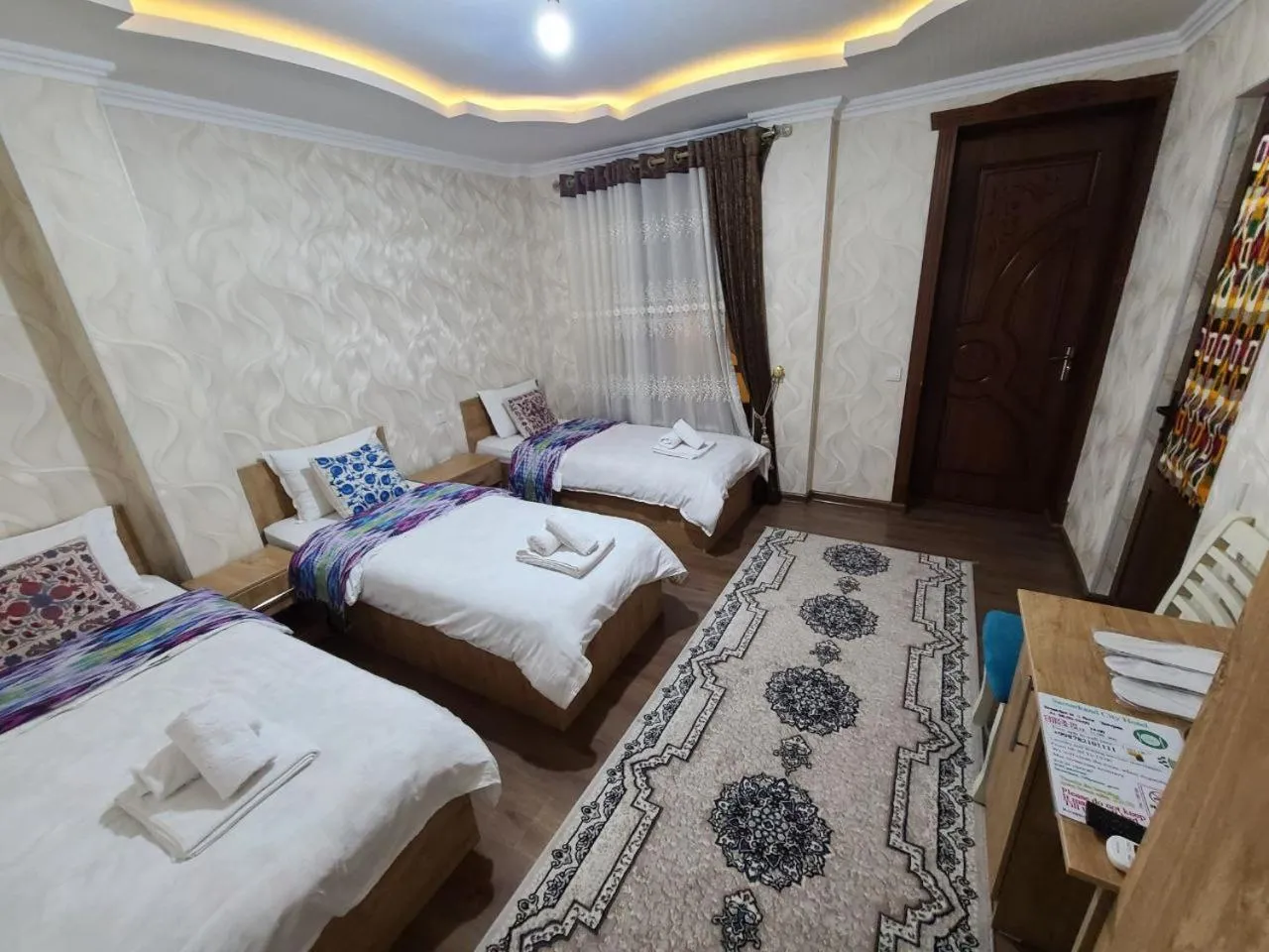 Bed in Samarkand City Center Hotel