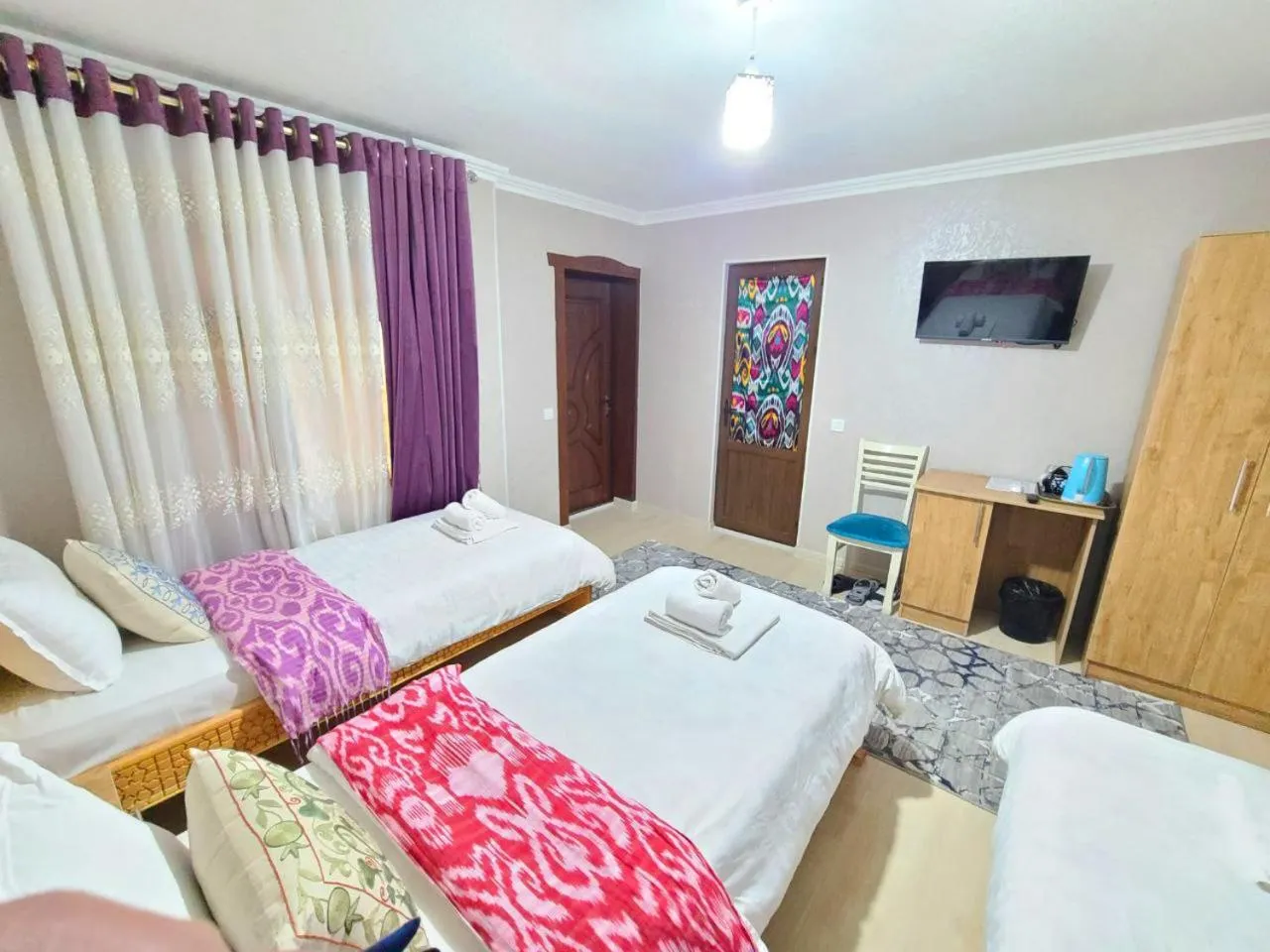 Bed in Samarkand City Center Hotel